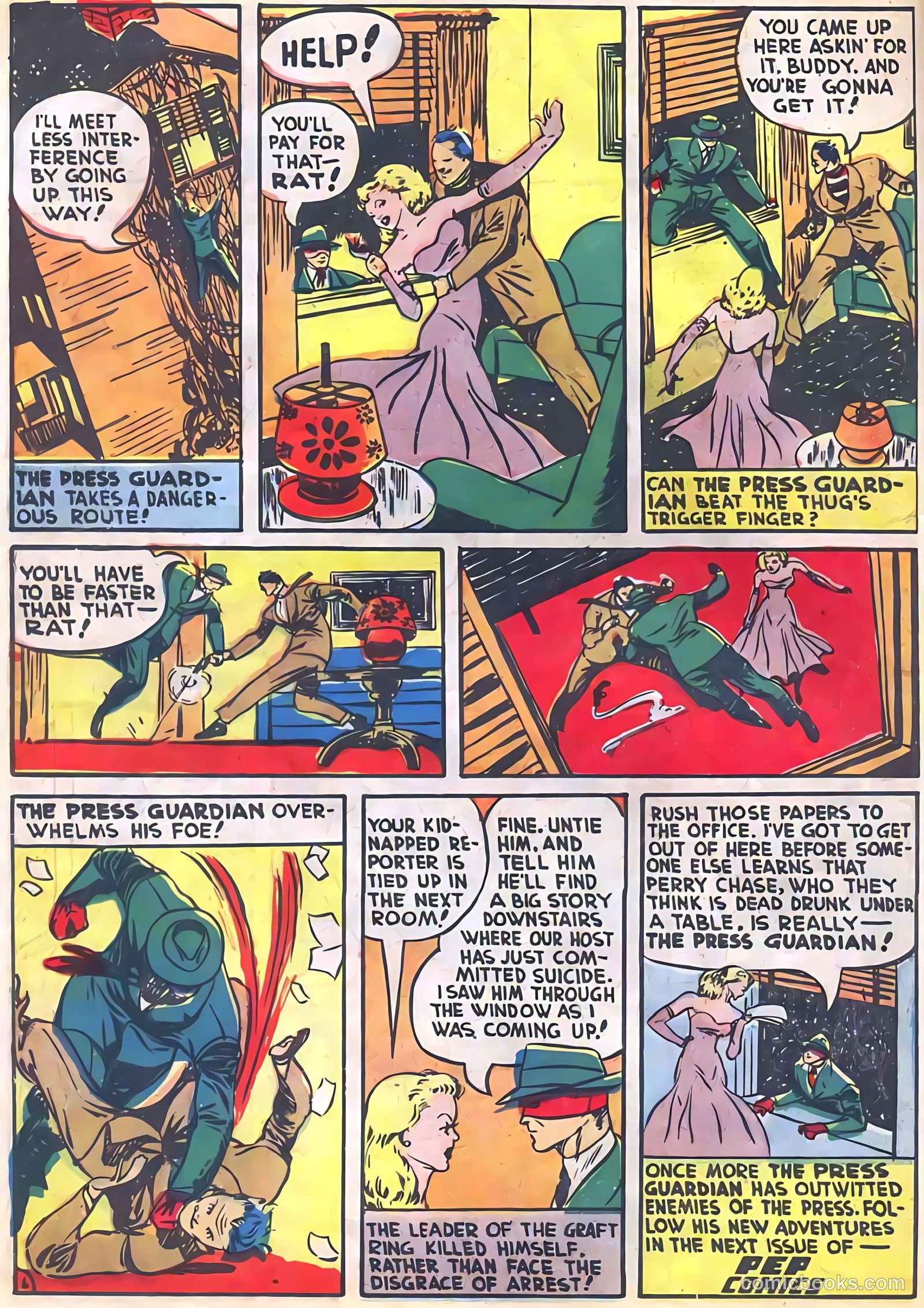 Pep Comics #4 (1941) — page 26 of 68