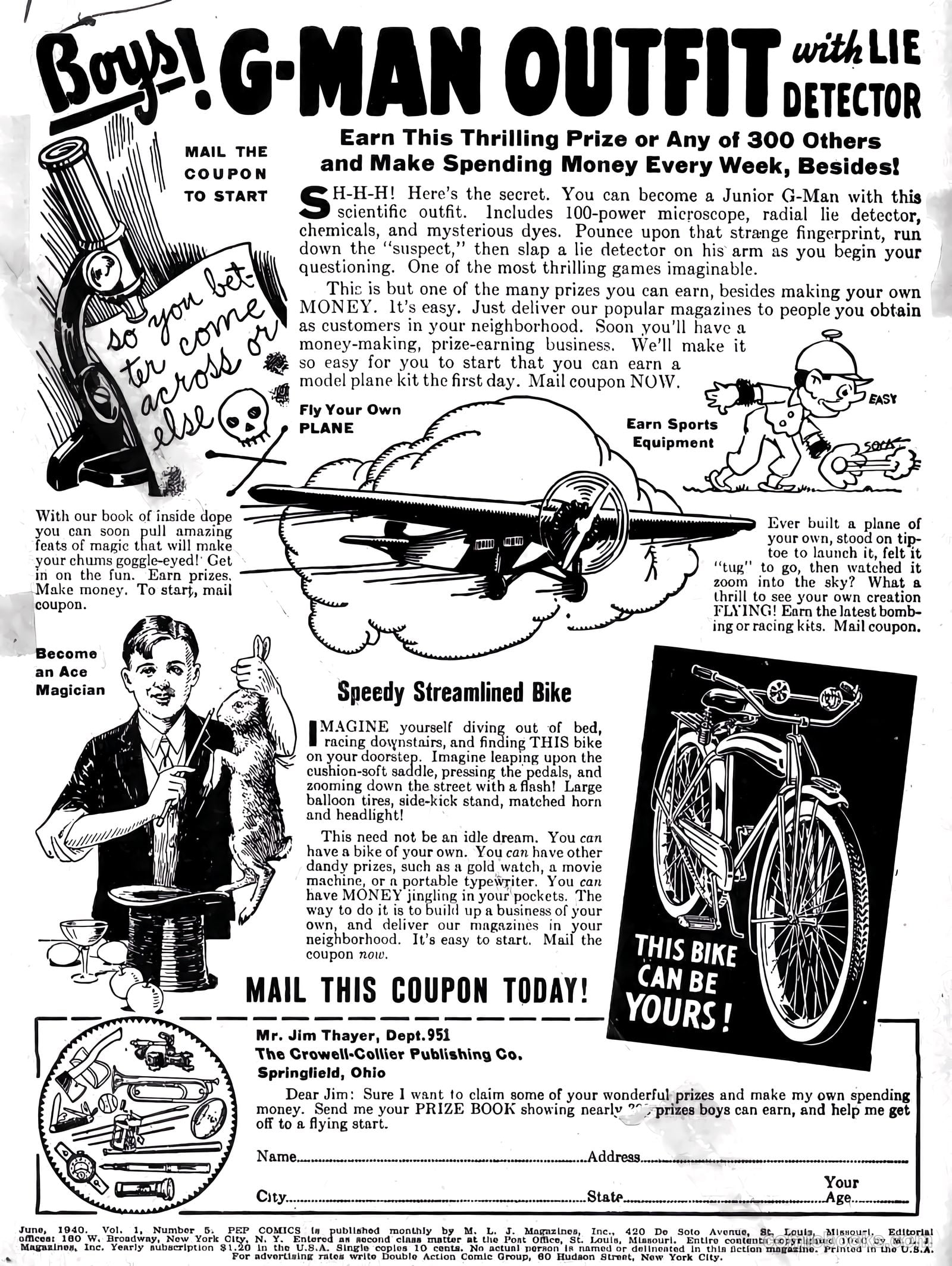 Pep Comics #5 (1940) — page 2 of 68