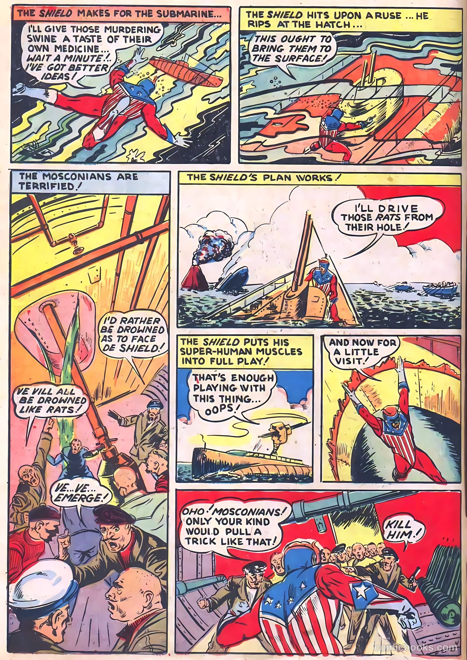 Pep Comics #5 (1940) — page 6 of 68