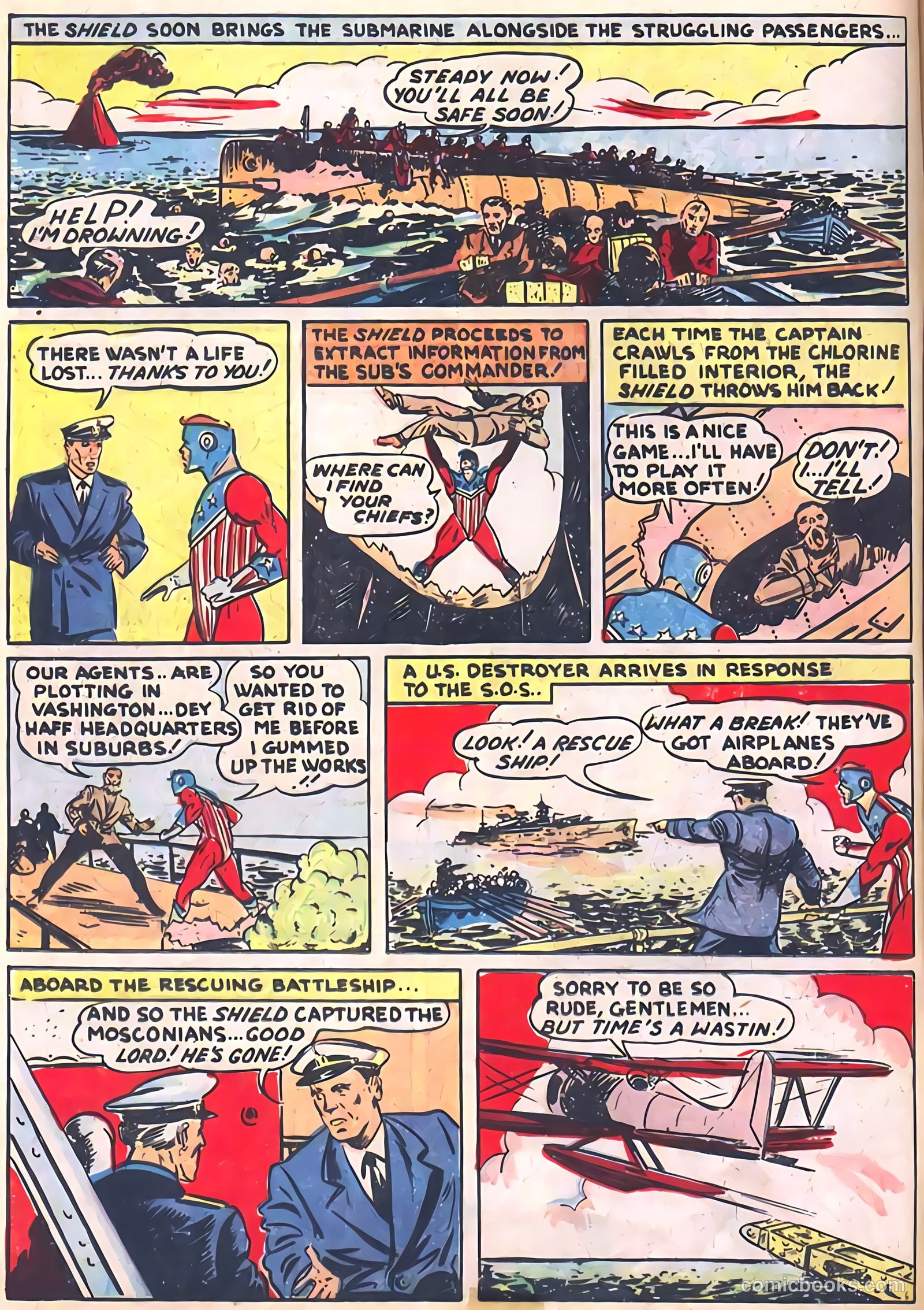 Pep Comics #5 (1940) — page 8 of 68