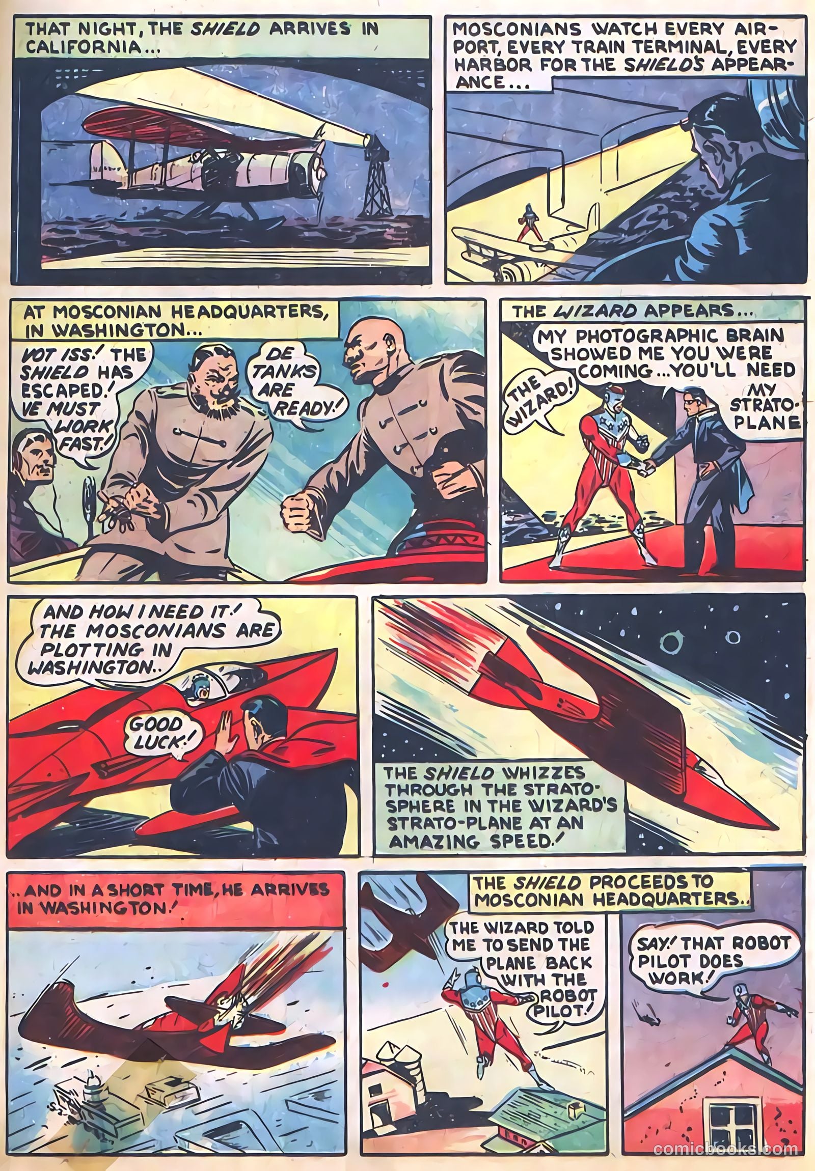 Pep Comics #5 (1940) — page 9 of 68