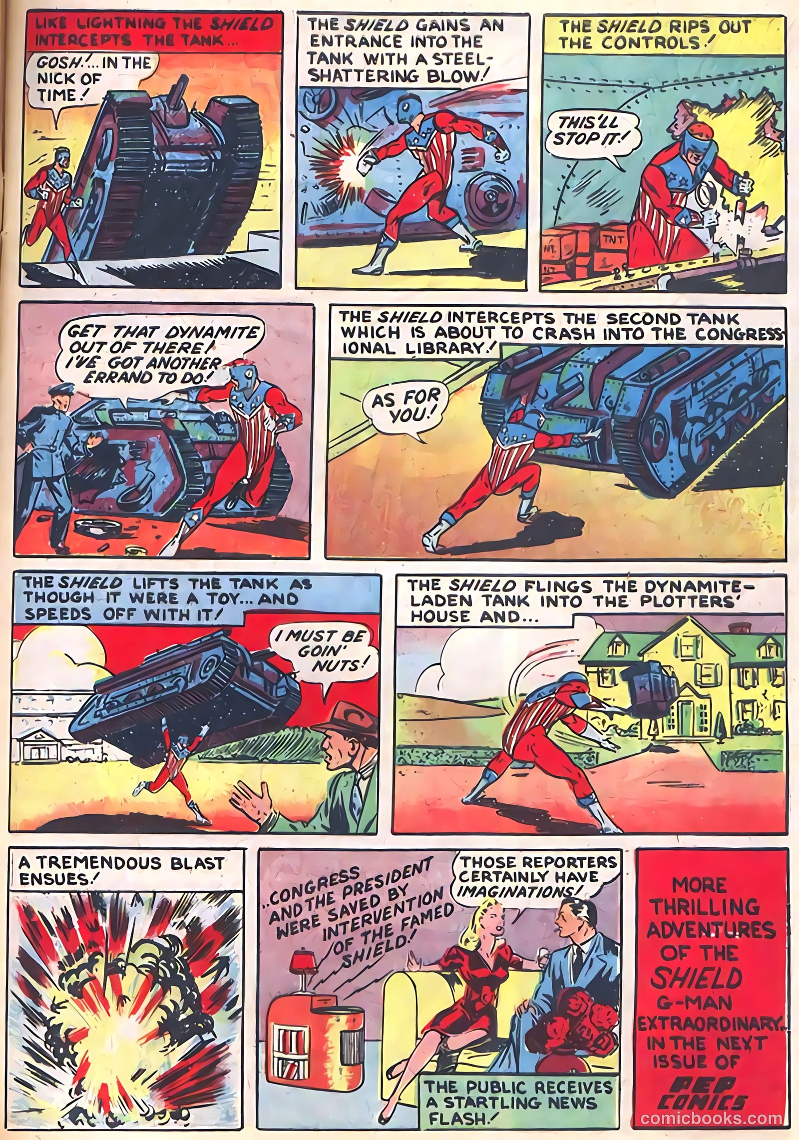 Pep Comics #5 (1940) — page 13 of 68