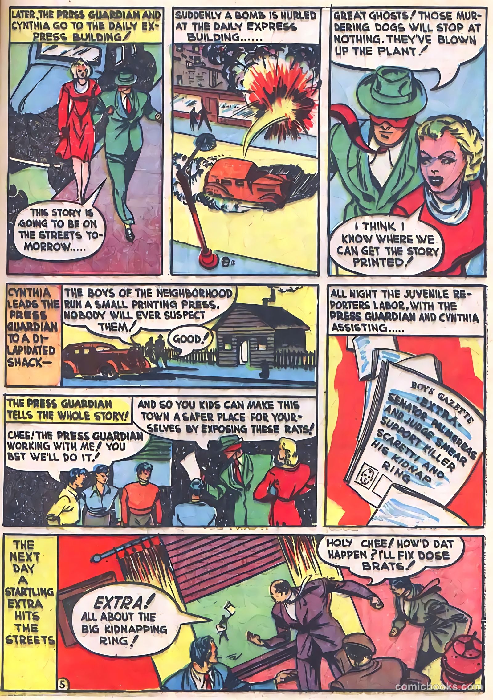 Pep Comics #5 (1940) — page 25 of 68