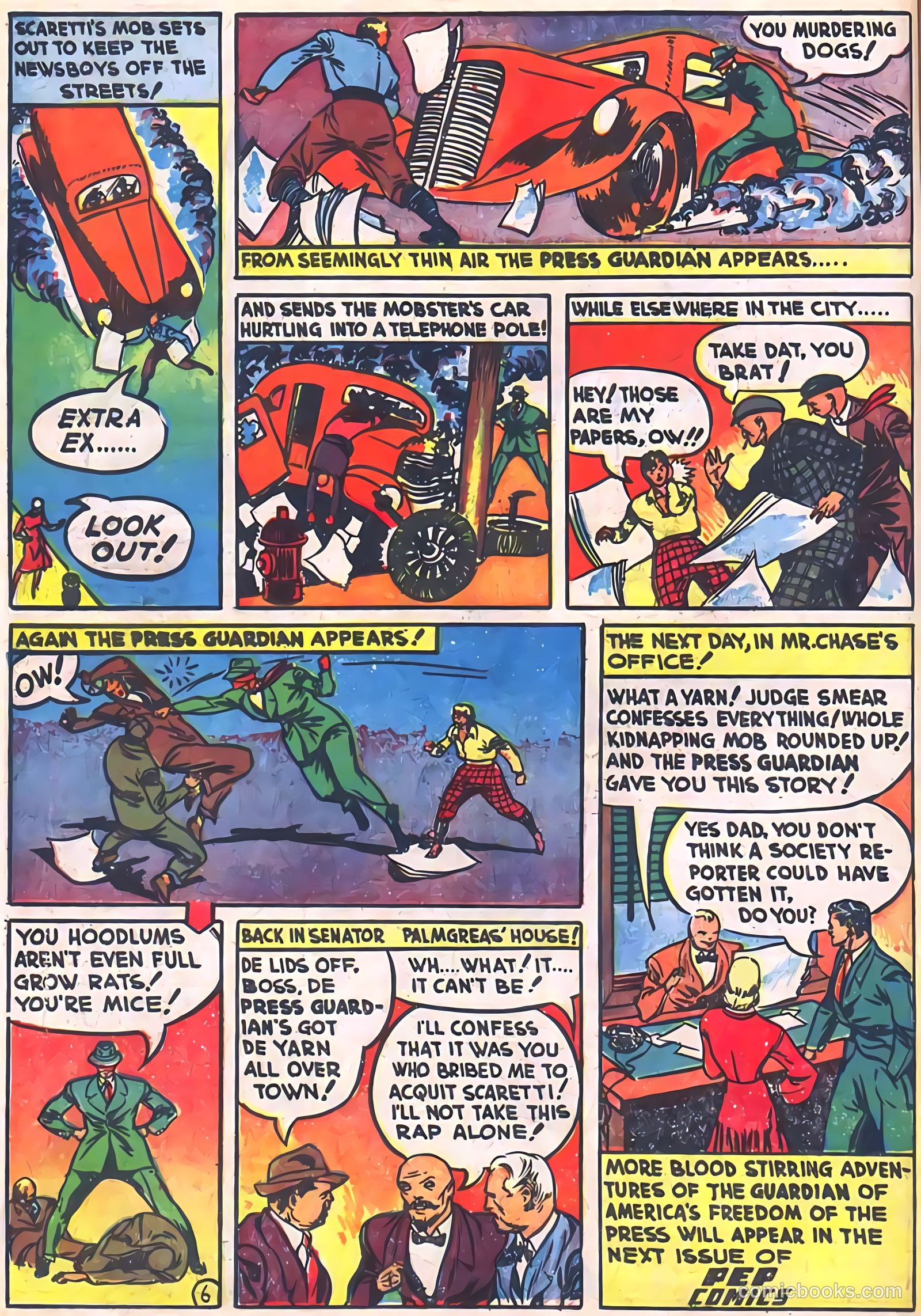 Pep Comics #5 (1940) — page 26 of 68