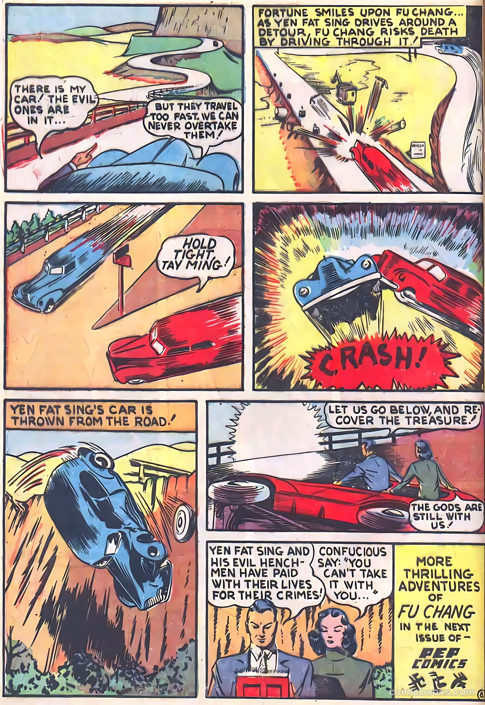 Pep Comics #5 (1940) — page 32 of 68