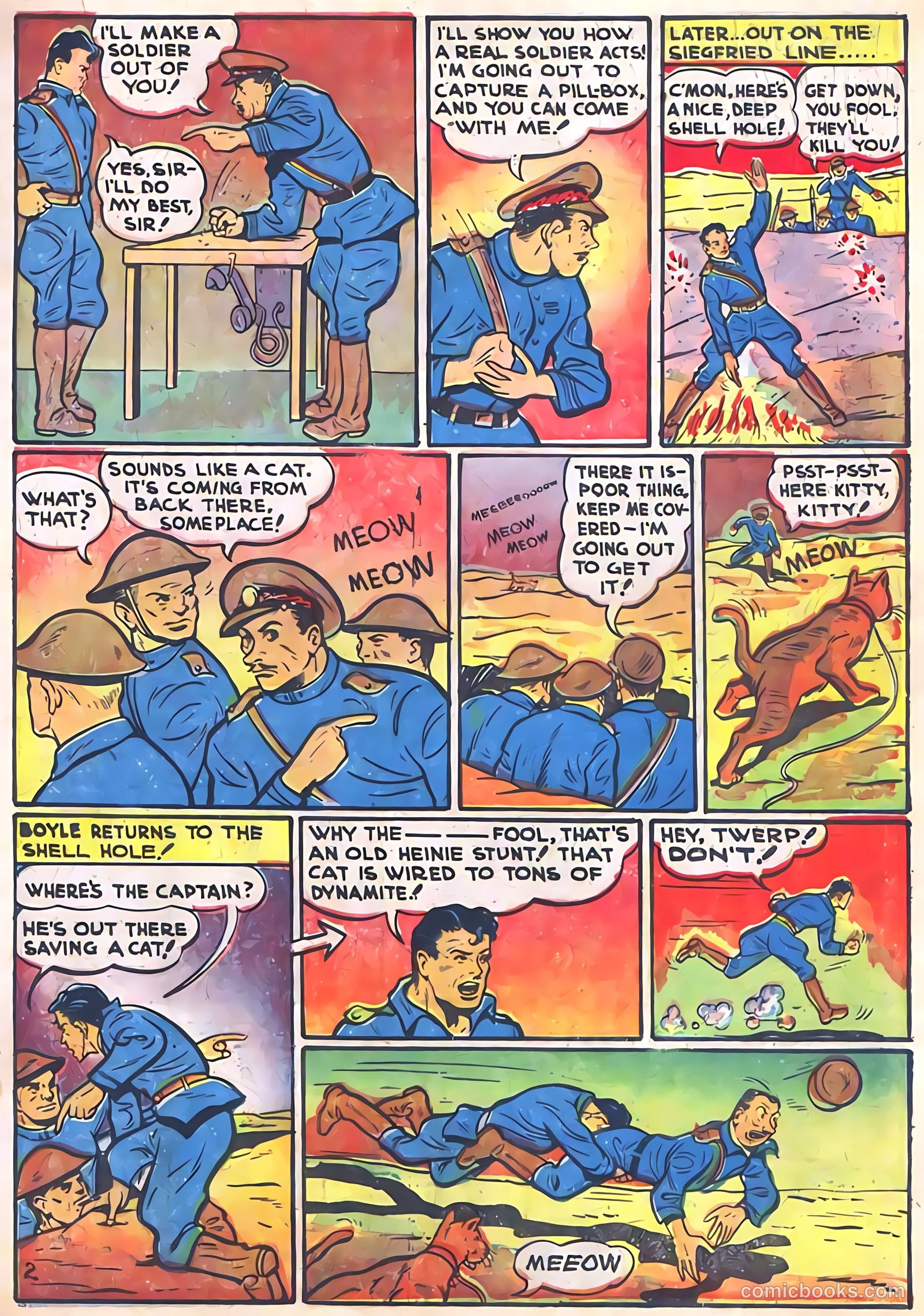 Pep Comics #5 (1940) — page 35 of 68