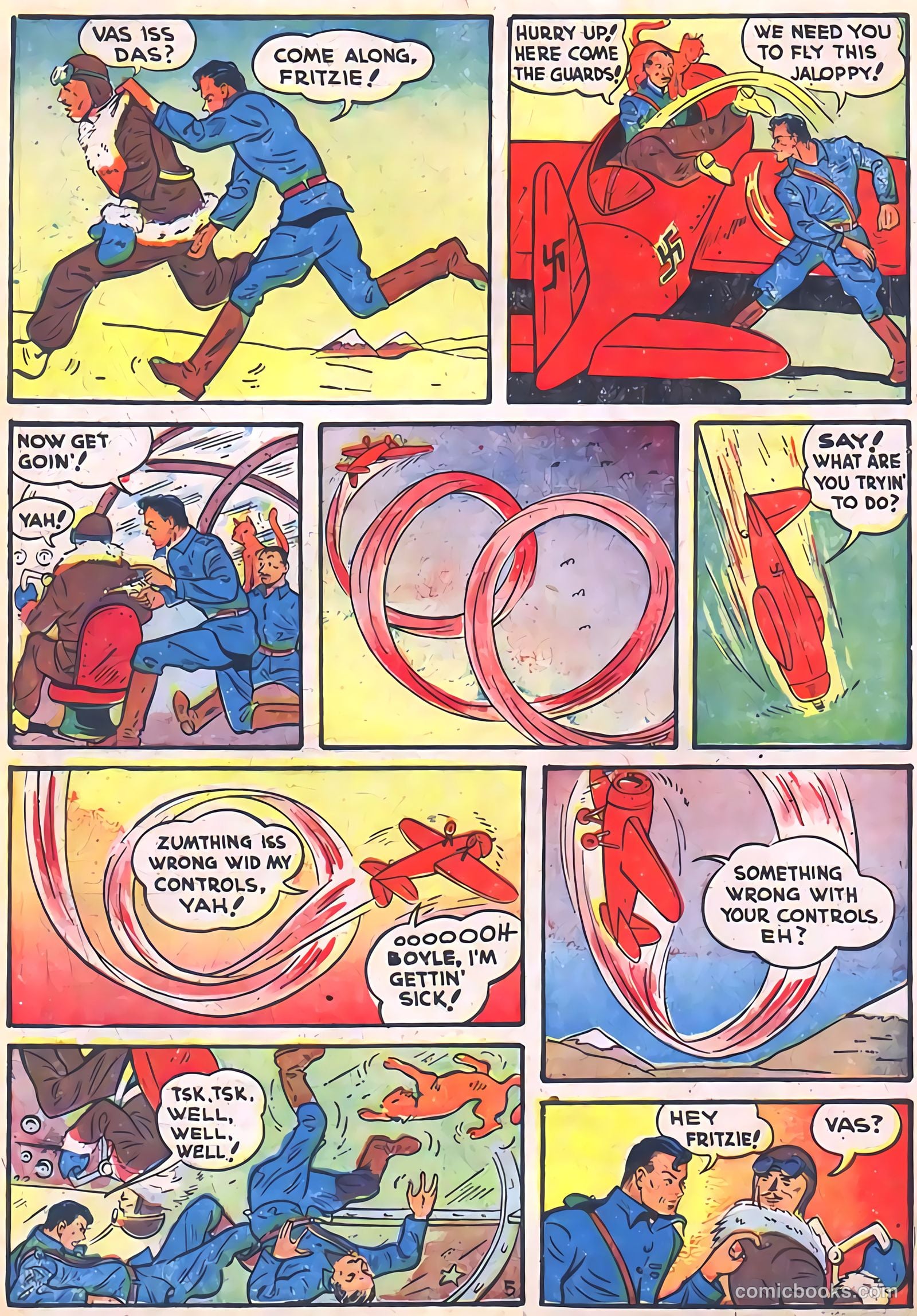 Pep Comics #5 (1940) — page 38 of 68