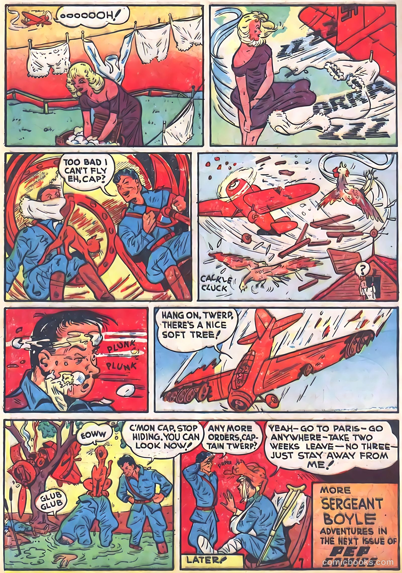 Pep Comics #5 (1940) — page 40 of 68