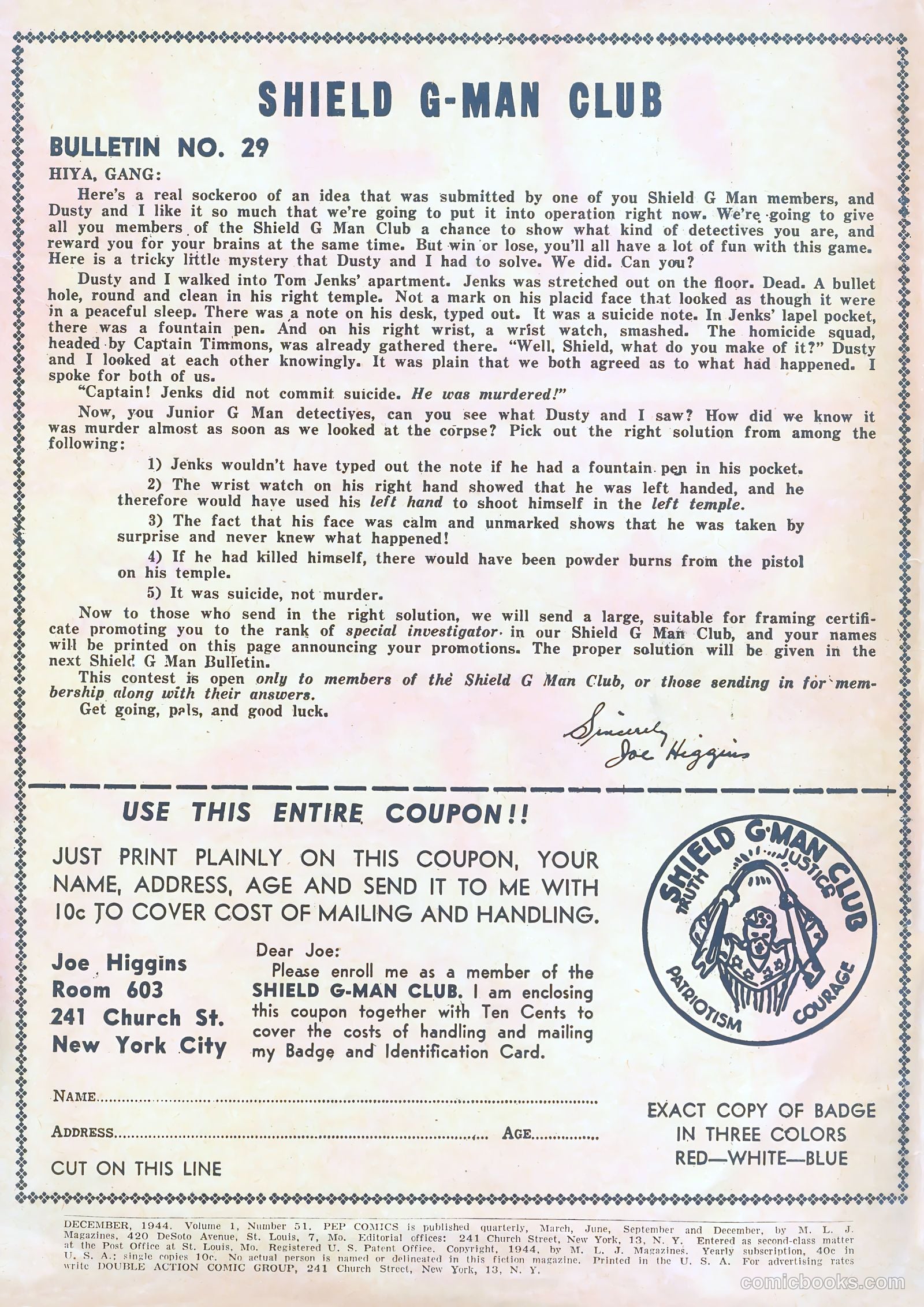 Pep Comics #51 (1944) — page 2 of 52