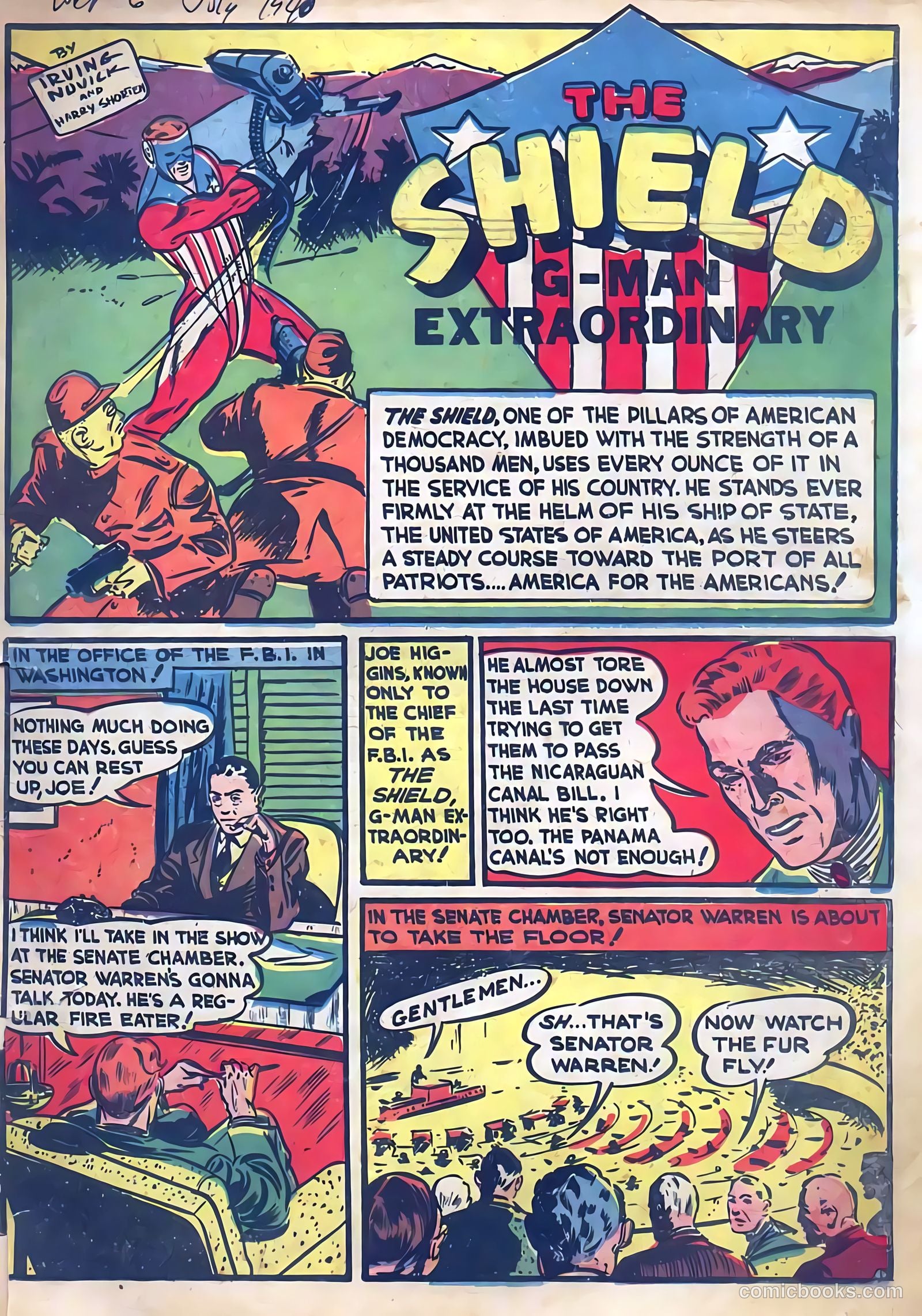Pep Comics #6 (1940) — page 3 of 68