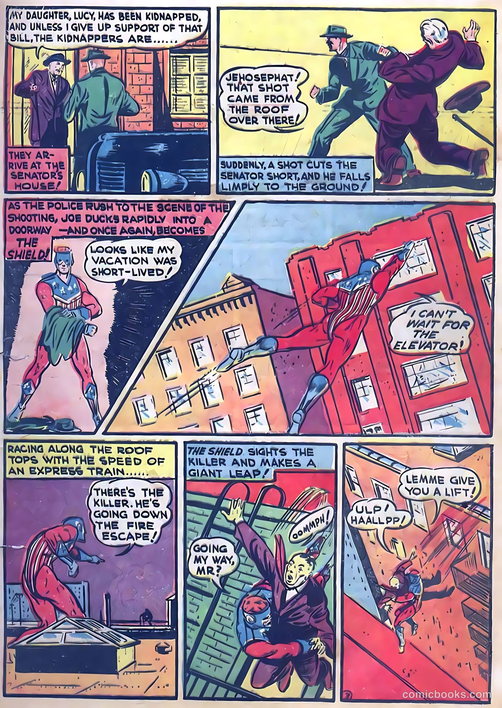 Pep Comics #6 (1940) — page 5 of 68