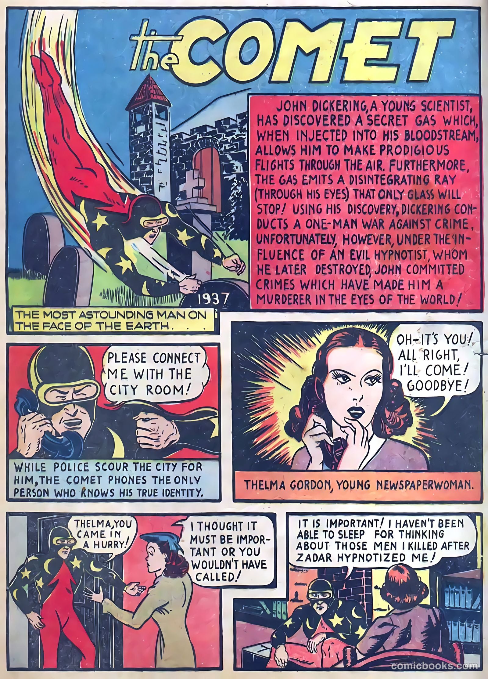 Pep Comics #6 (1940) — page 16 of 68