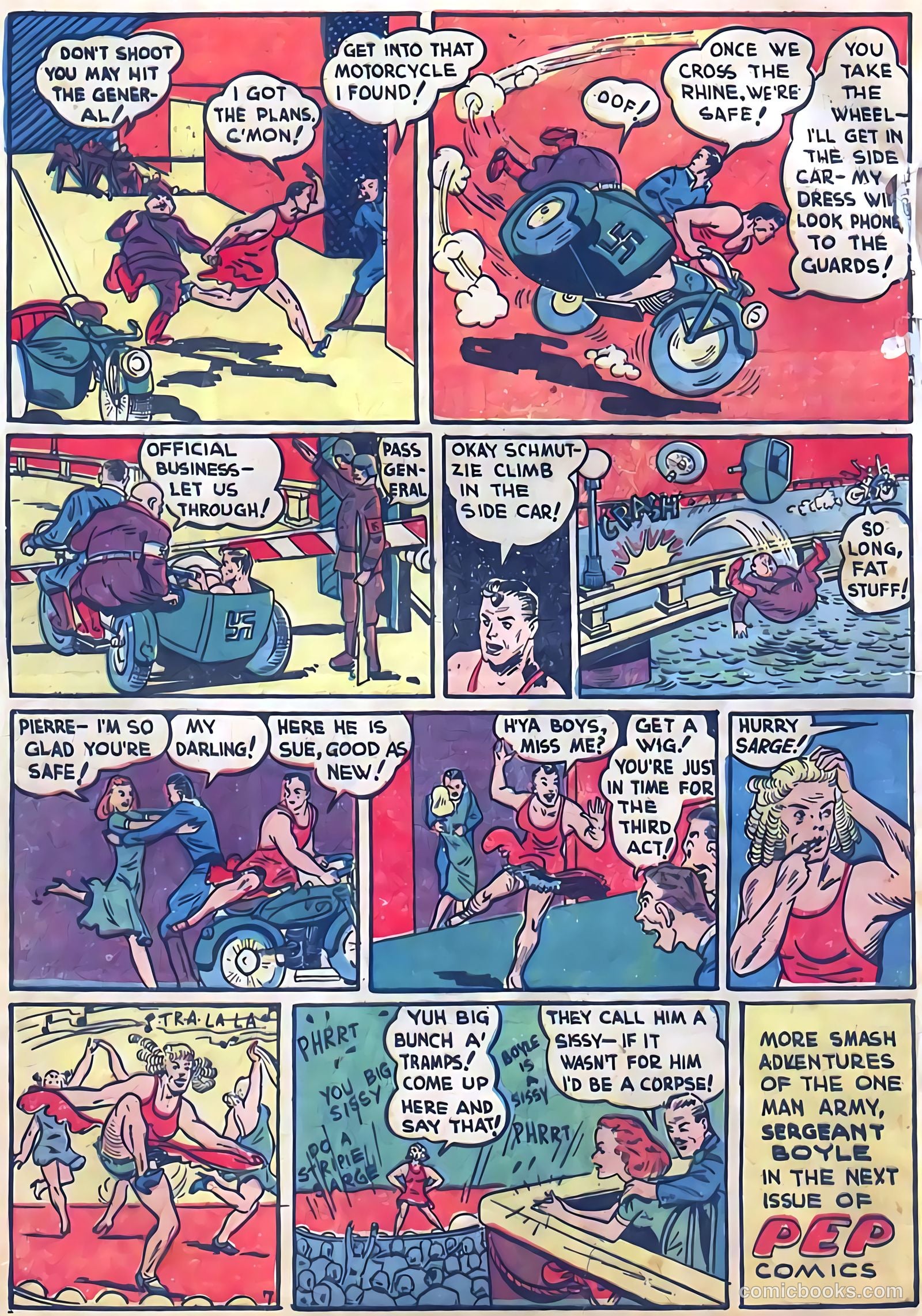 Pep Comics #6 (1940) — page 42 of 68