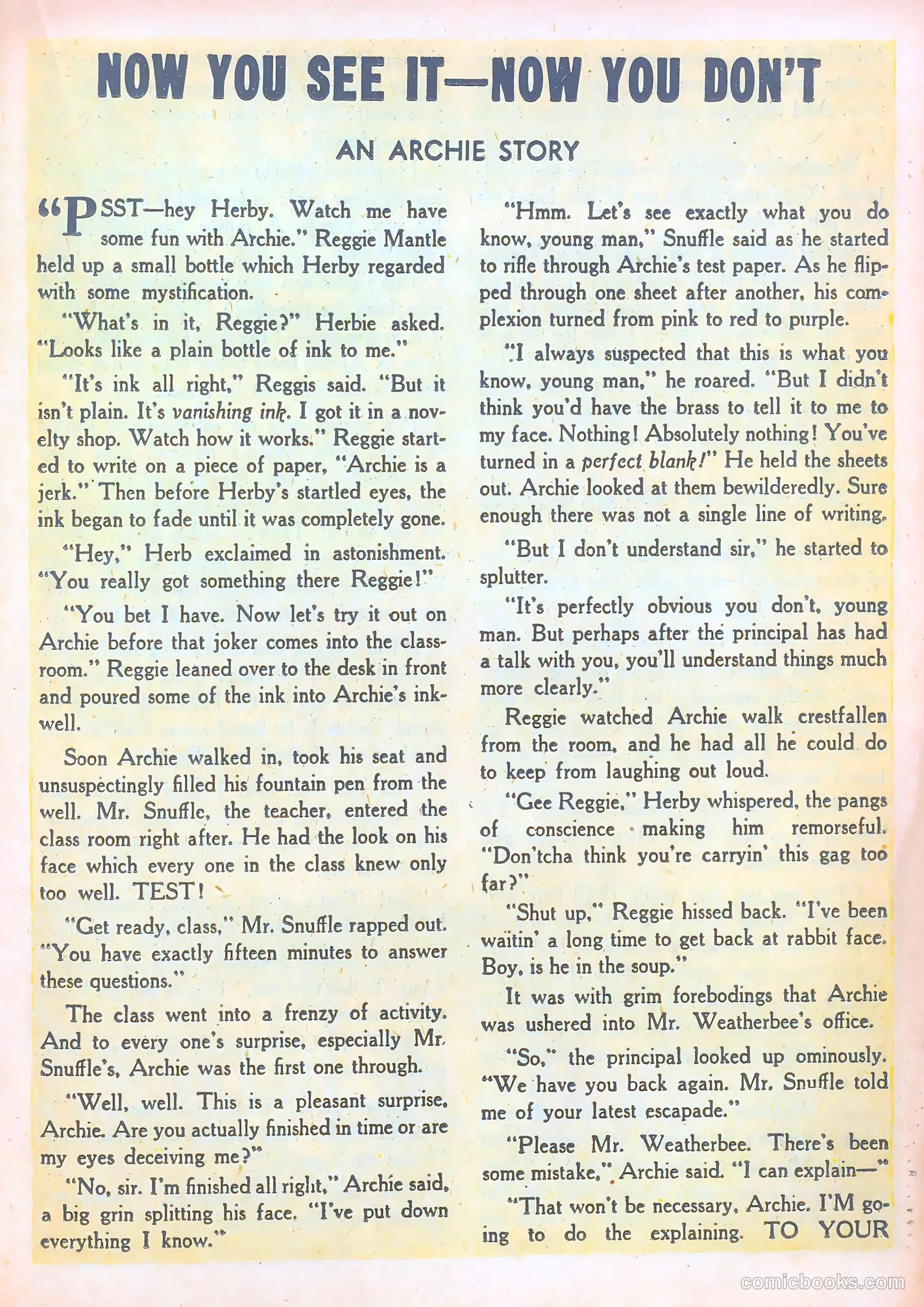 Pep Comics #67 (1948) — page 29 of 52