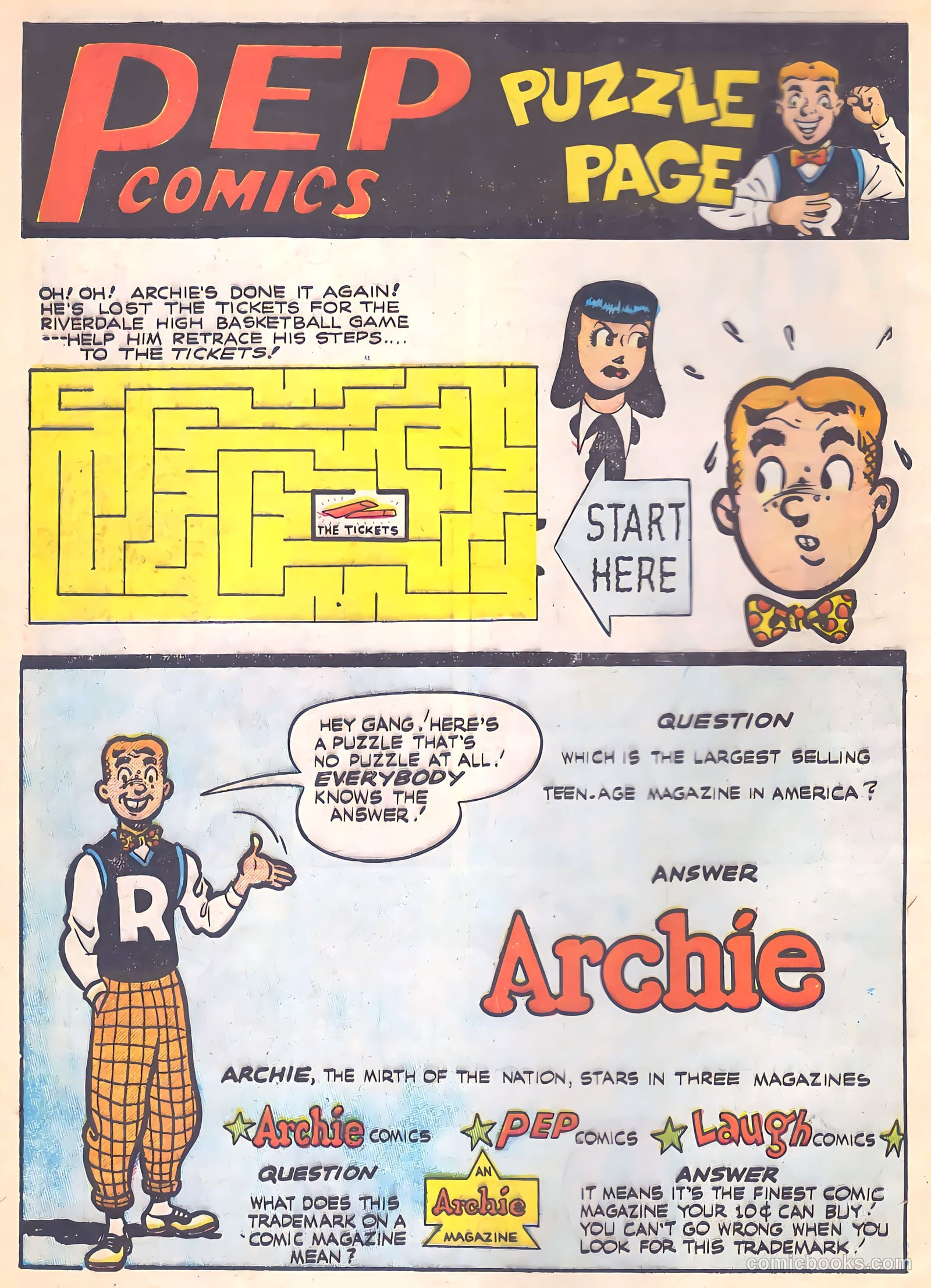 Pep Comics #69 (1948) — page 10 of 52