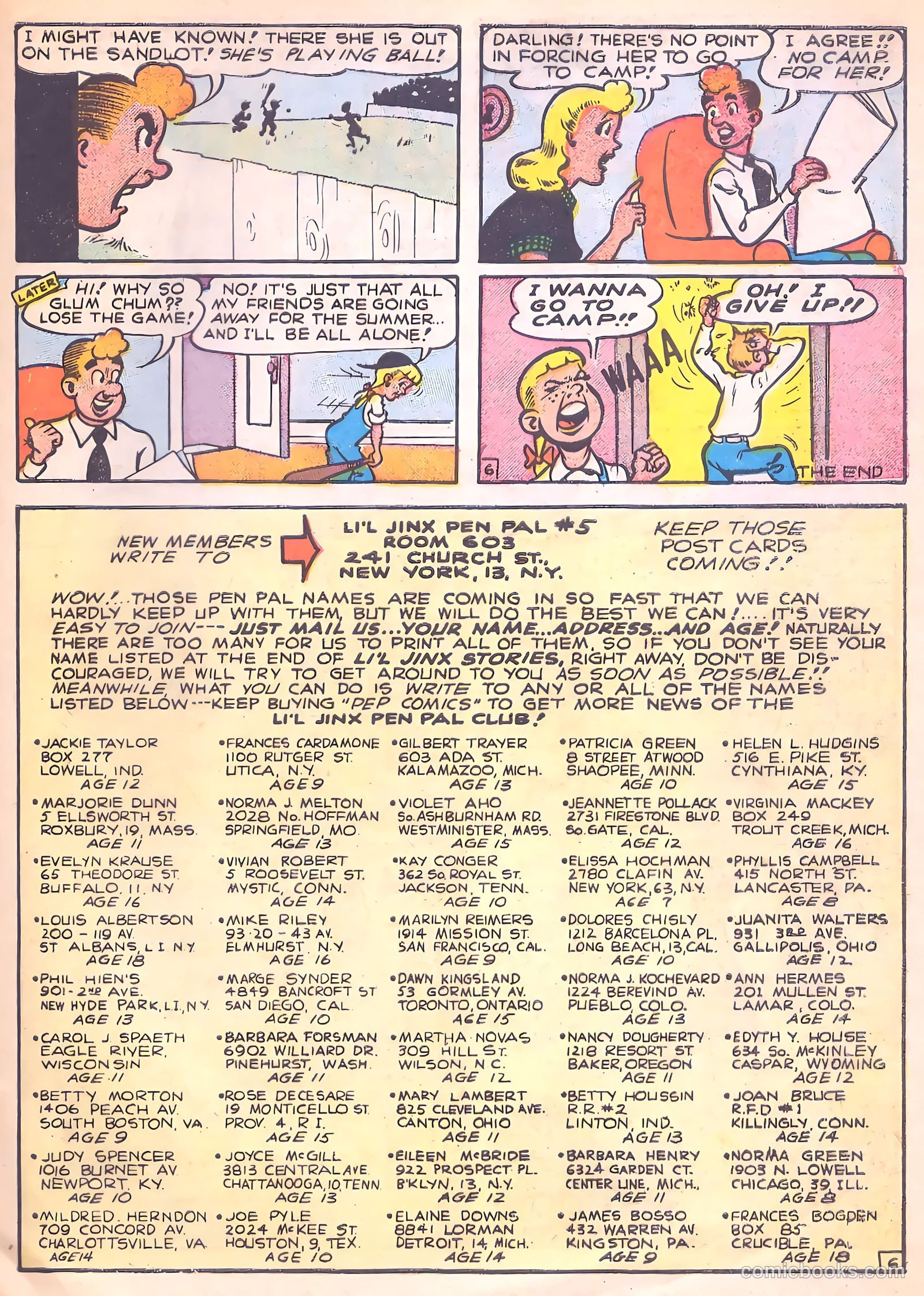 Pep Comics #69 (1948) — page 39 of 52