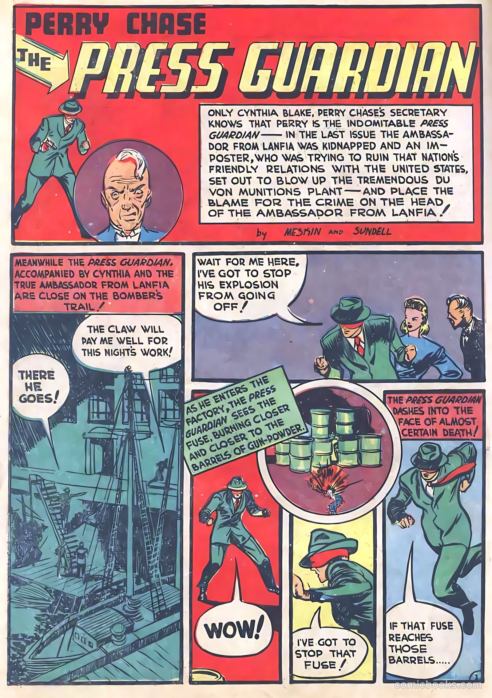 Pep Comics #7 (1940) — page 22 of 68