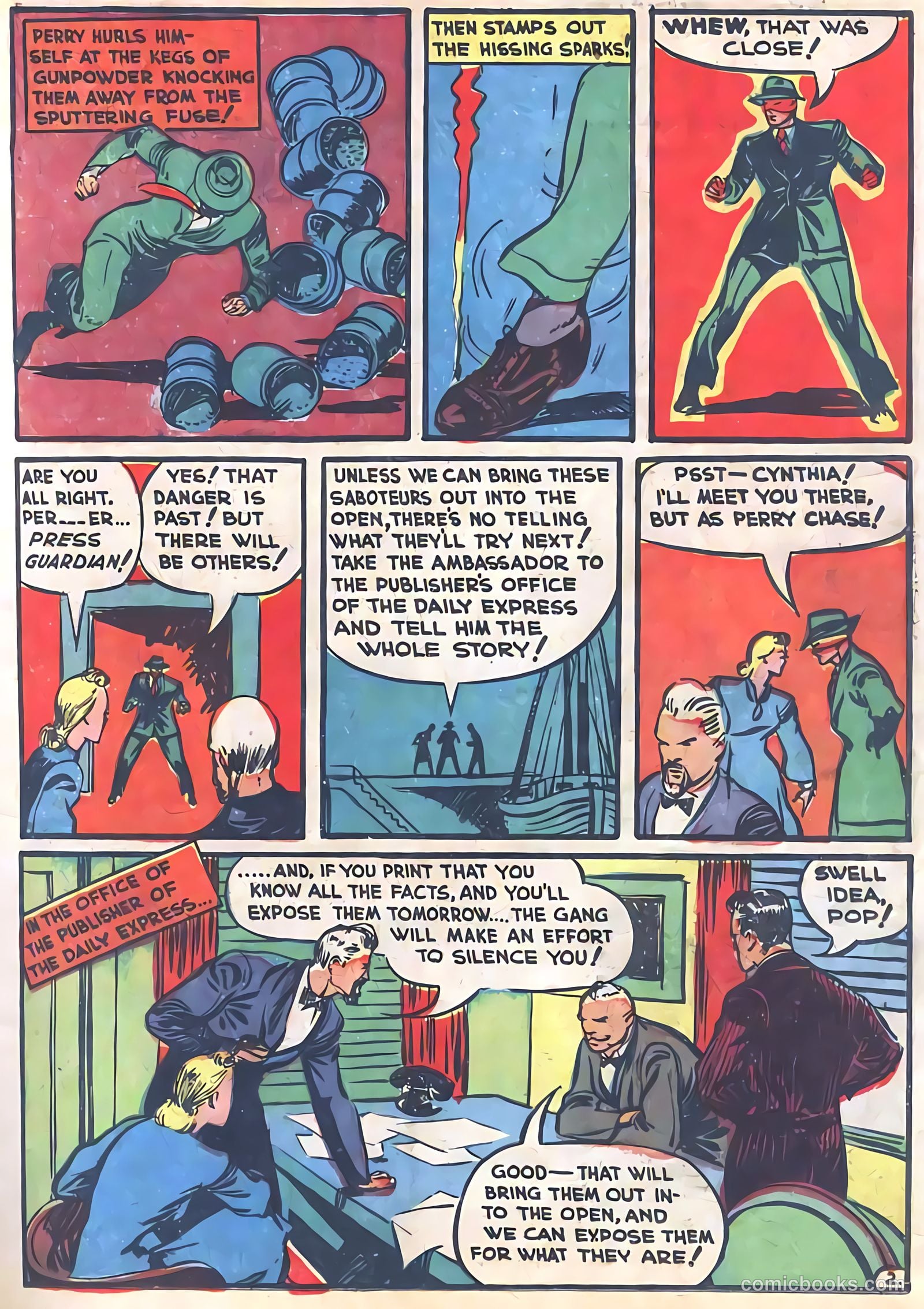 Pep Comics #7 (1940) — page 23 of 68