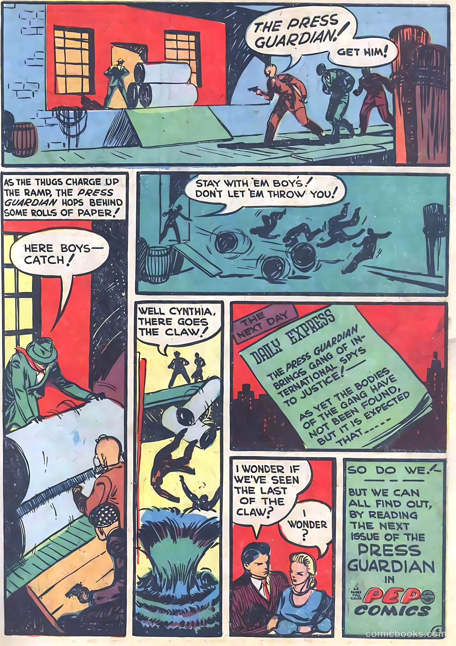 Pep Comics #7 (1940) — page 27 of 68