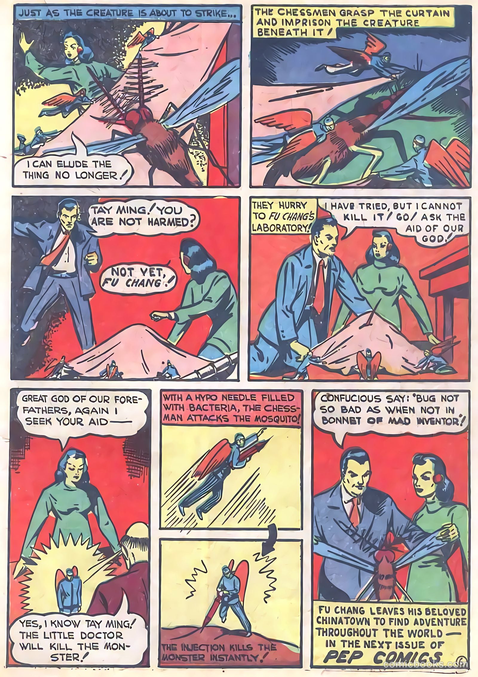 Pep Comics #7 (1940) — page 33 of 68