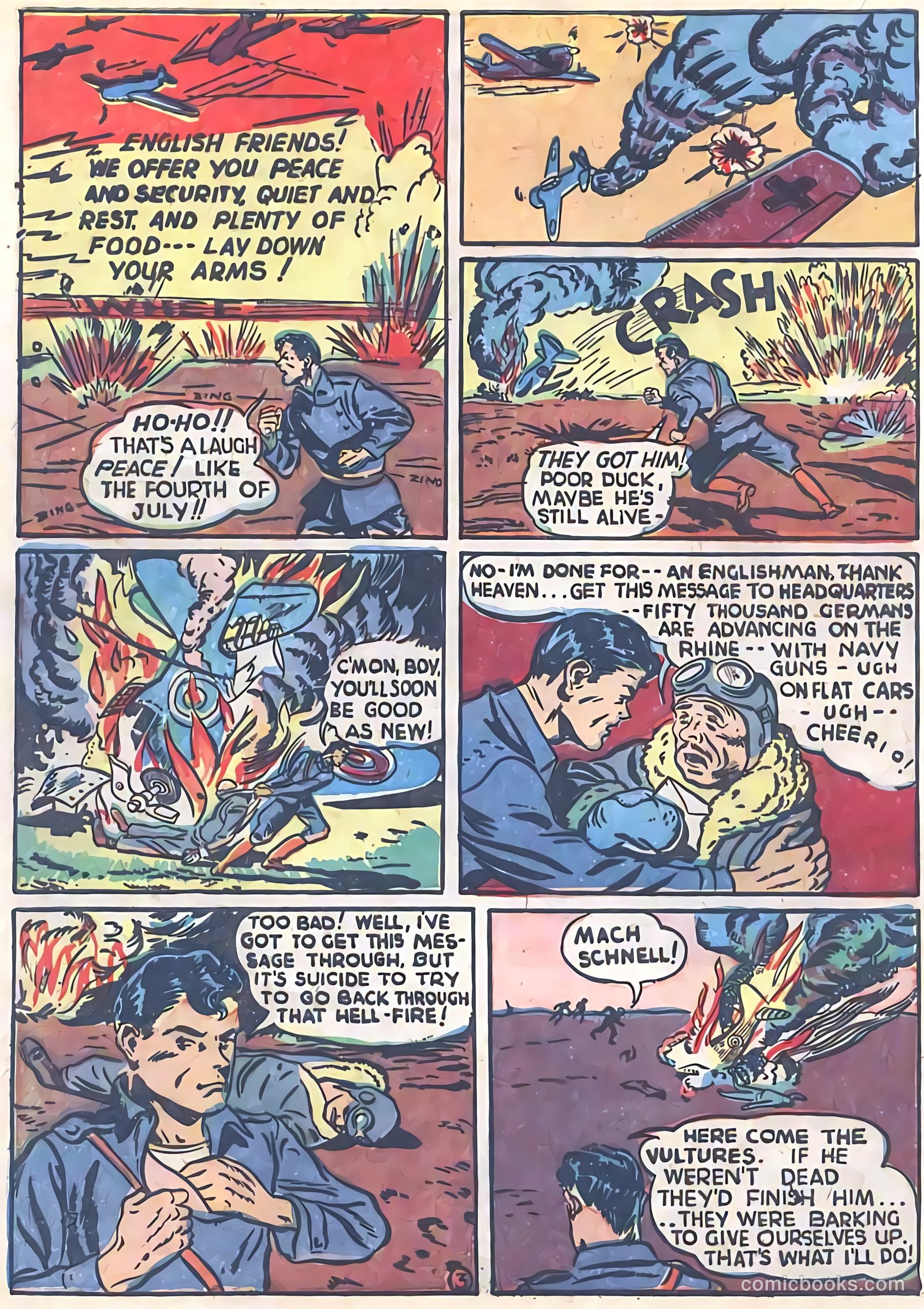 Pep Comics #7 (1940) — page 36 of 68