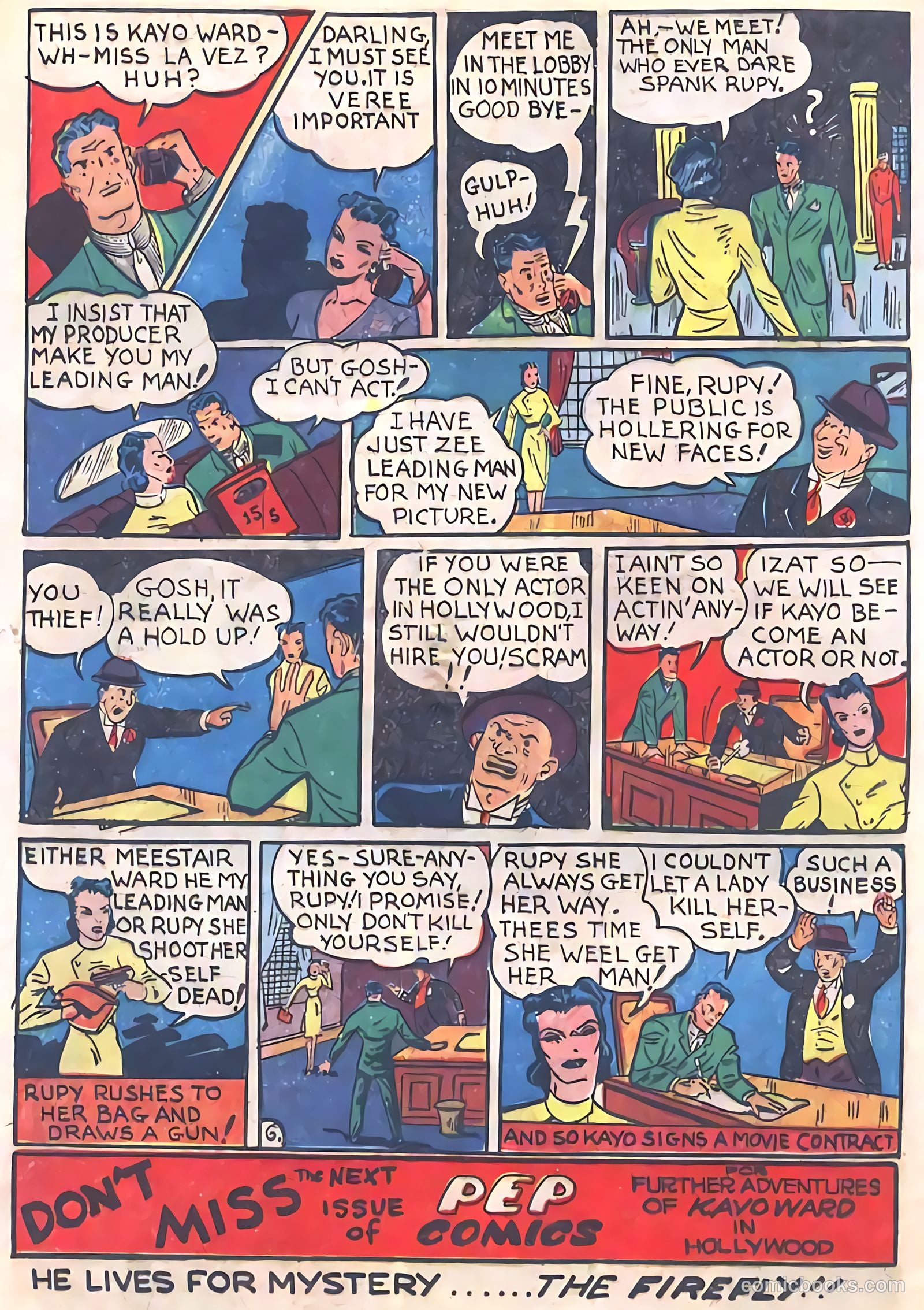 Pep Comics #7 (1940) — page 60 of 68