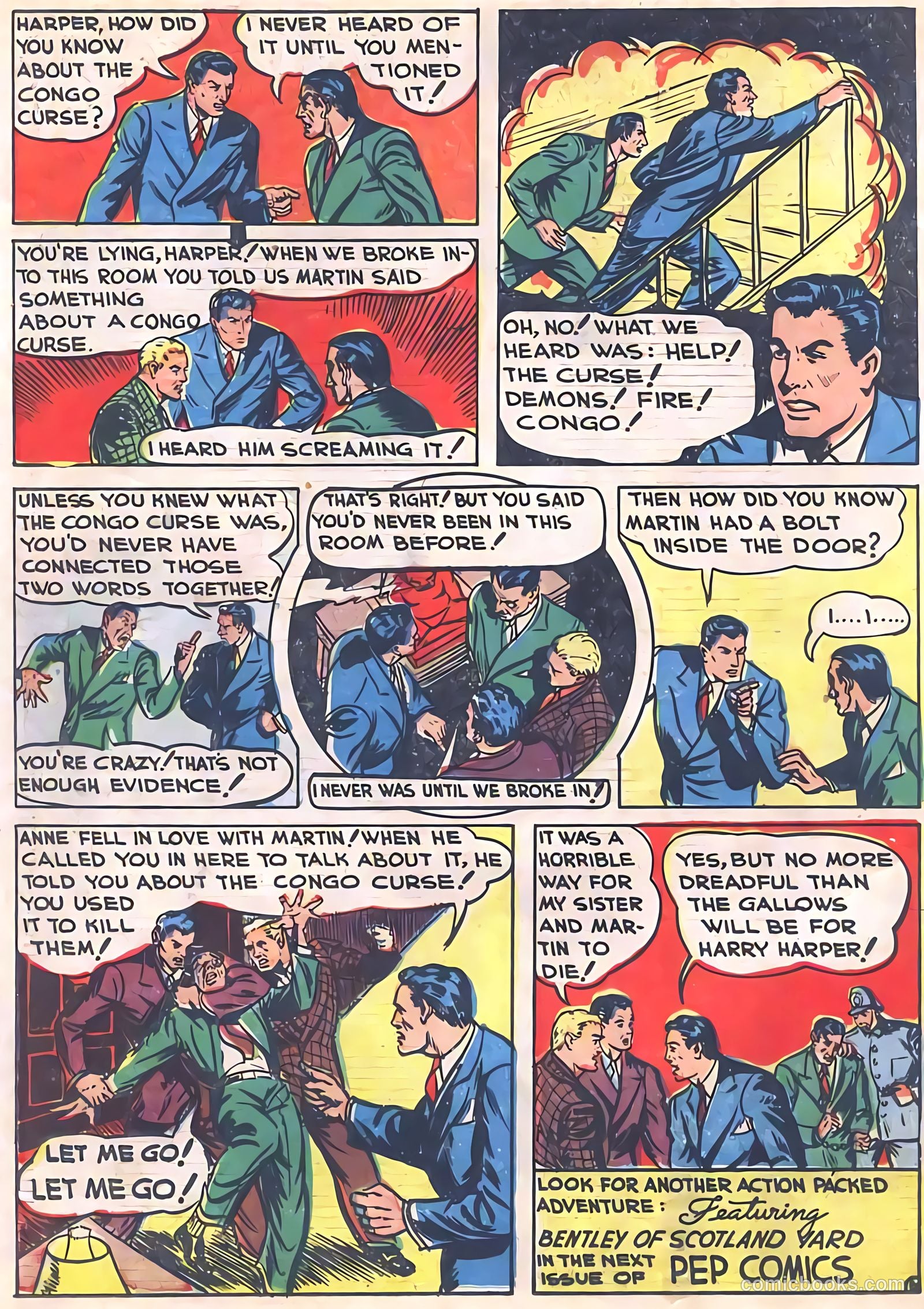 Pep Comics #7 (1940) — page 66 of 68
