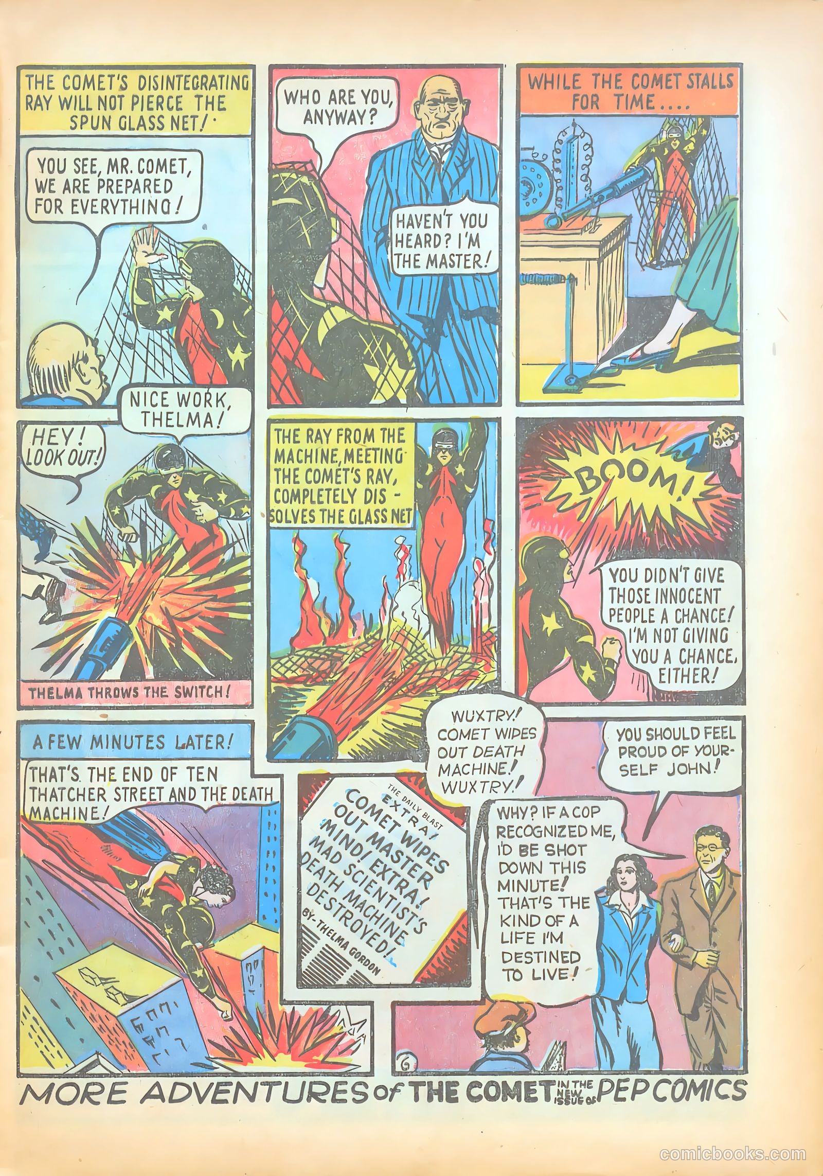 Pep Comics #8 (1940) — page 21 of 68