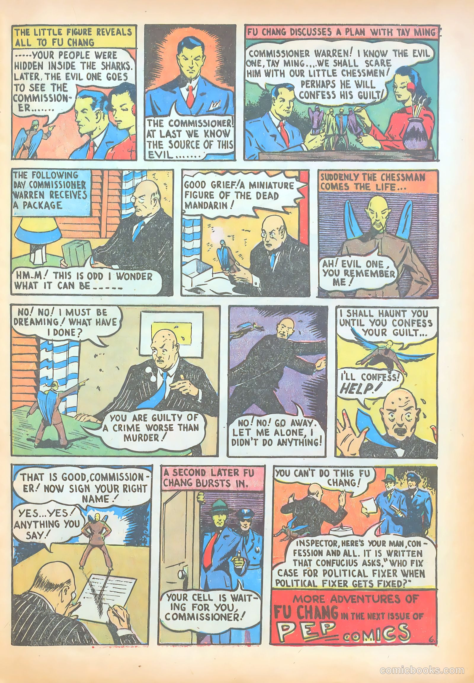 Pep Comics #8 (1940) — page 33 of 68