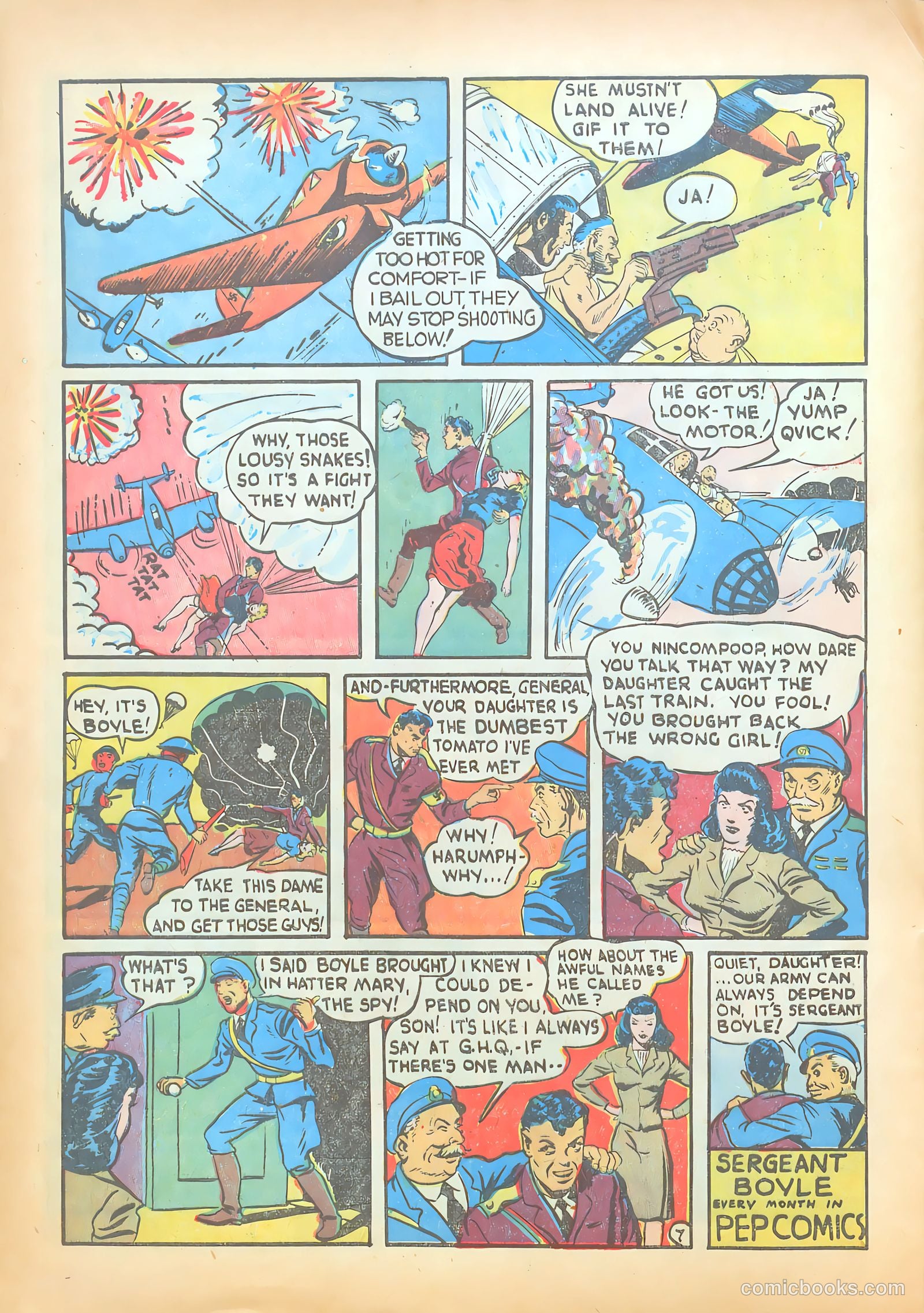 Pep Comics #8 (1940) — page 40 of 68