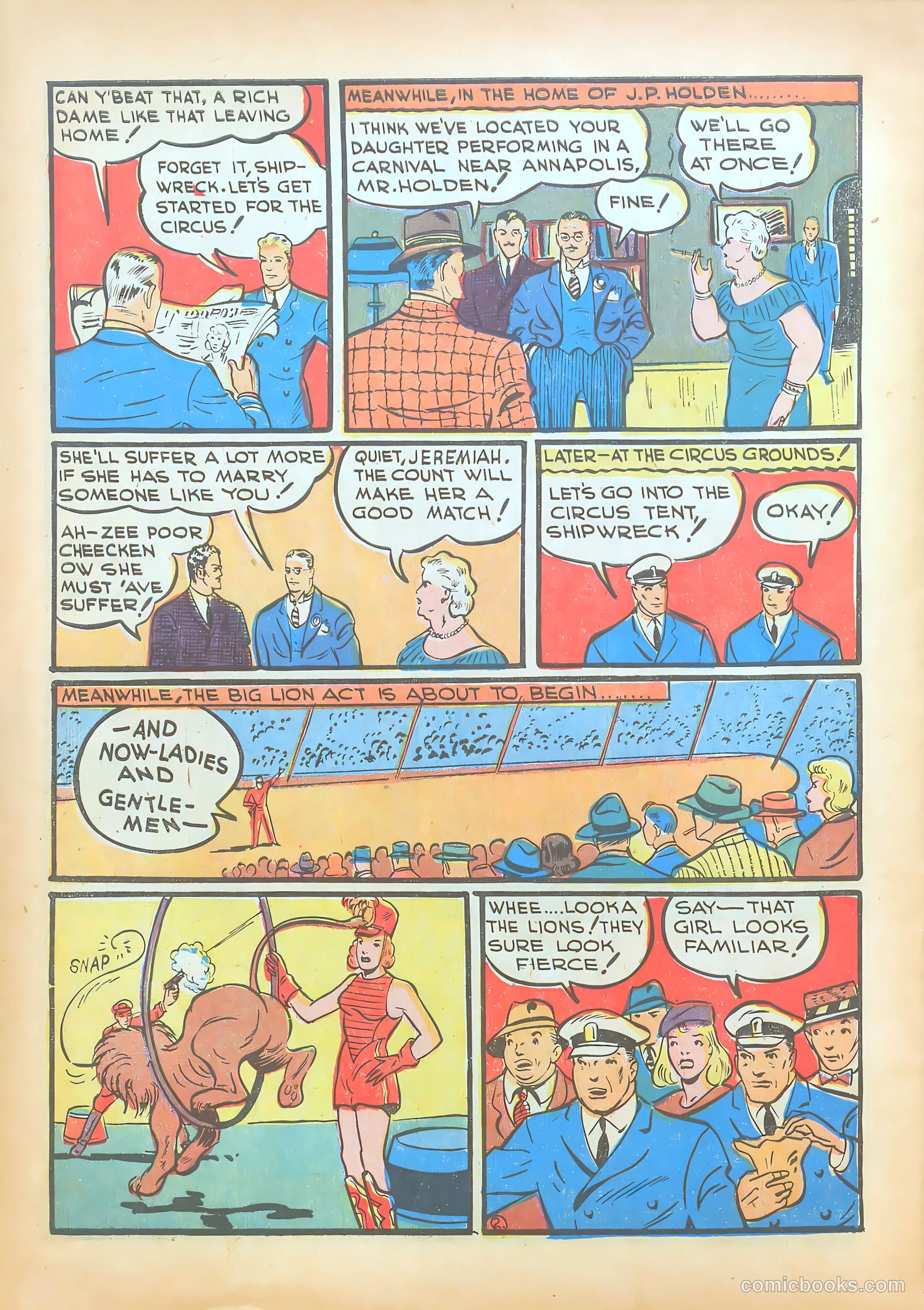 Pep Comics #8 (1940) — page 42 of 68