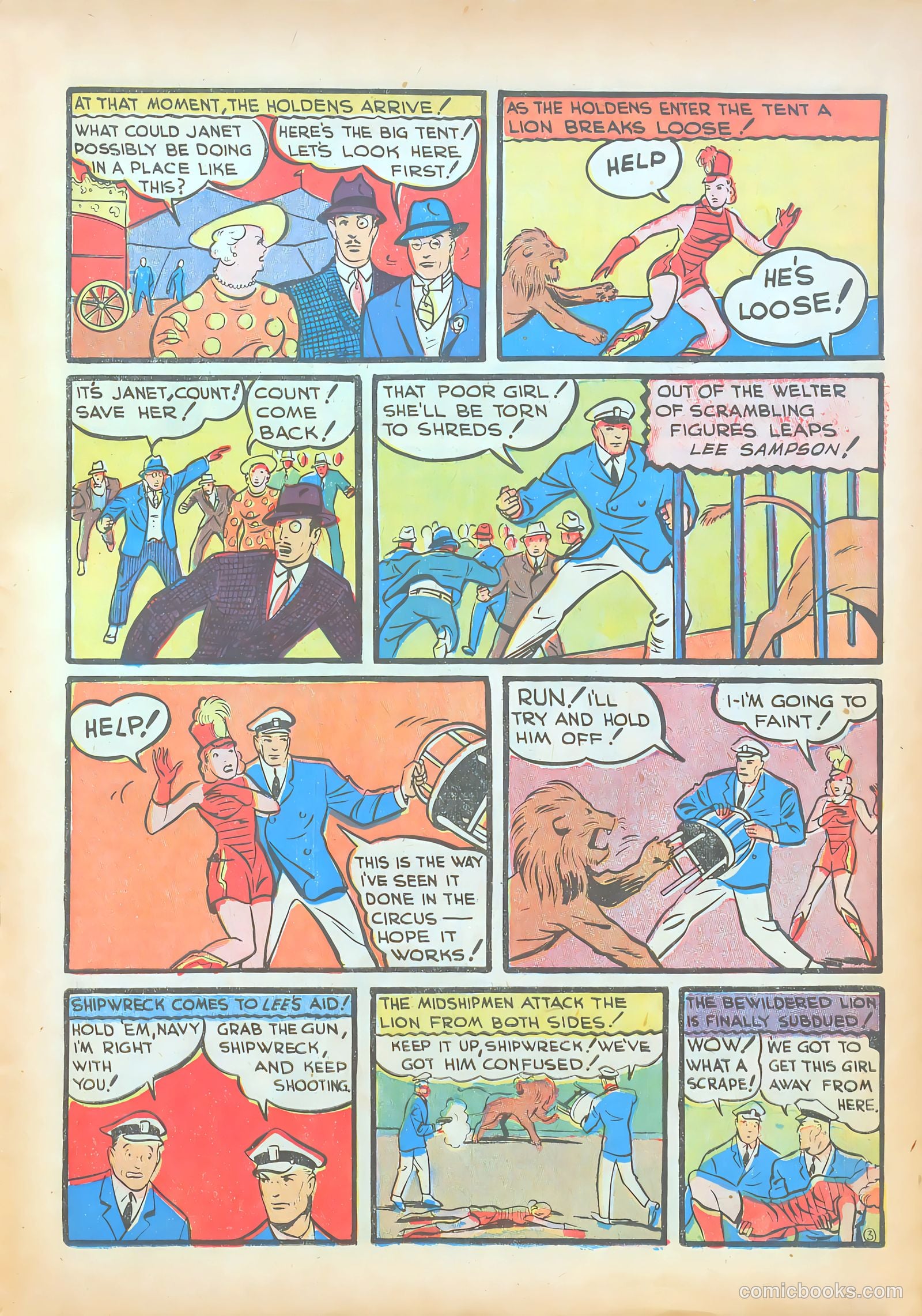 Pep Comics #8 (1940) — page 43 of 68
