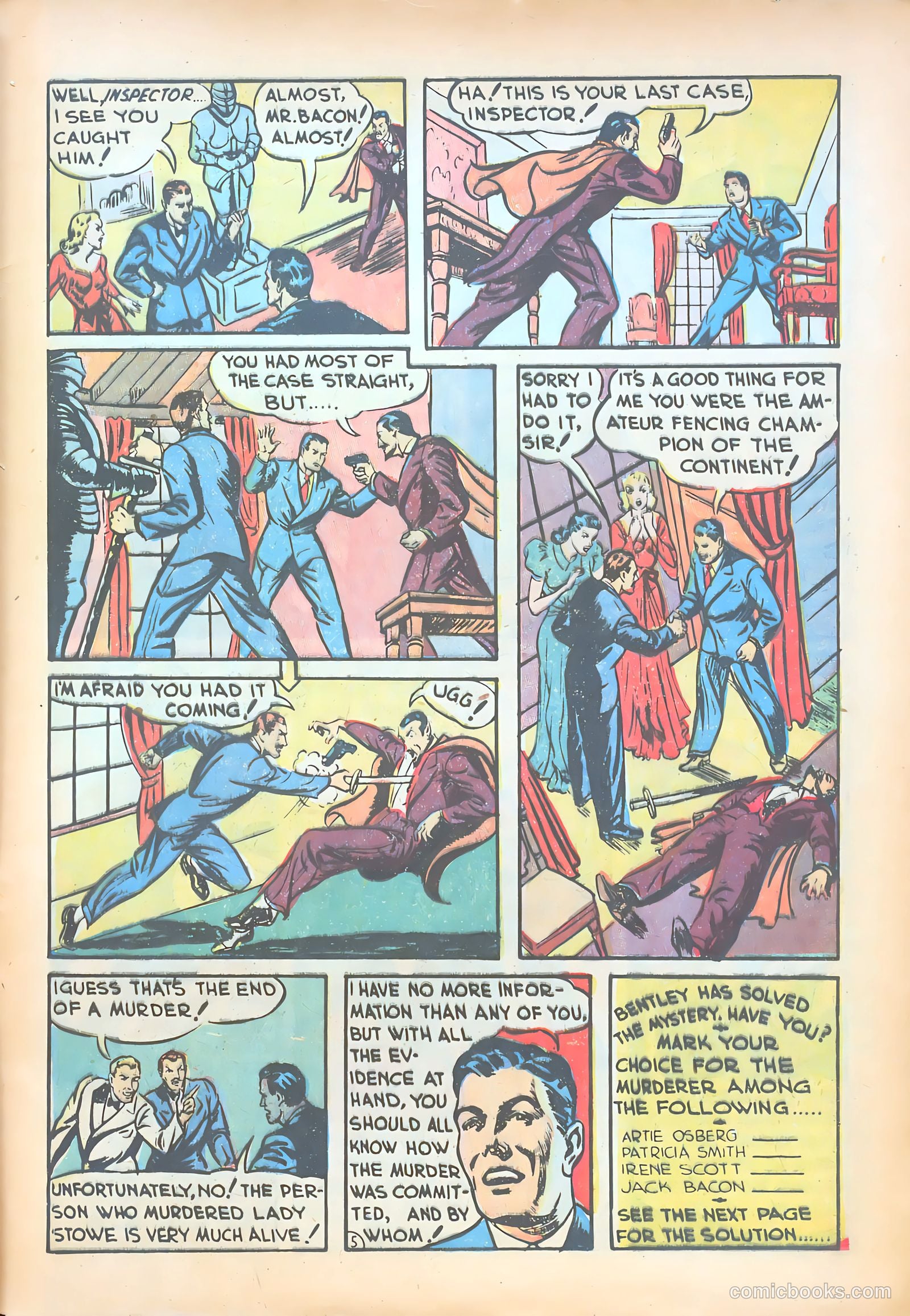 Pep Comics #8 (1940) — page 65 of 68