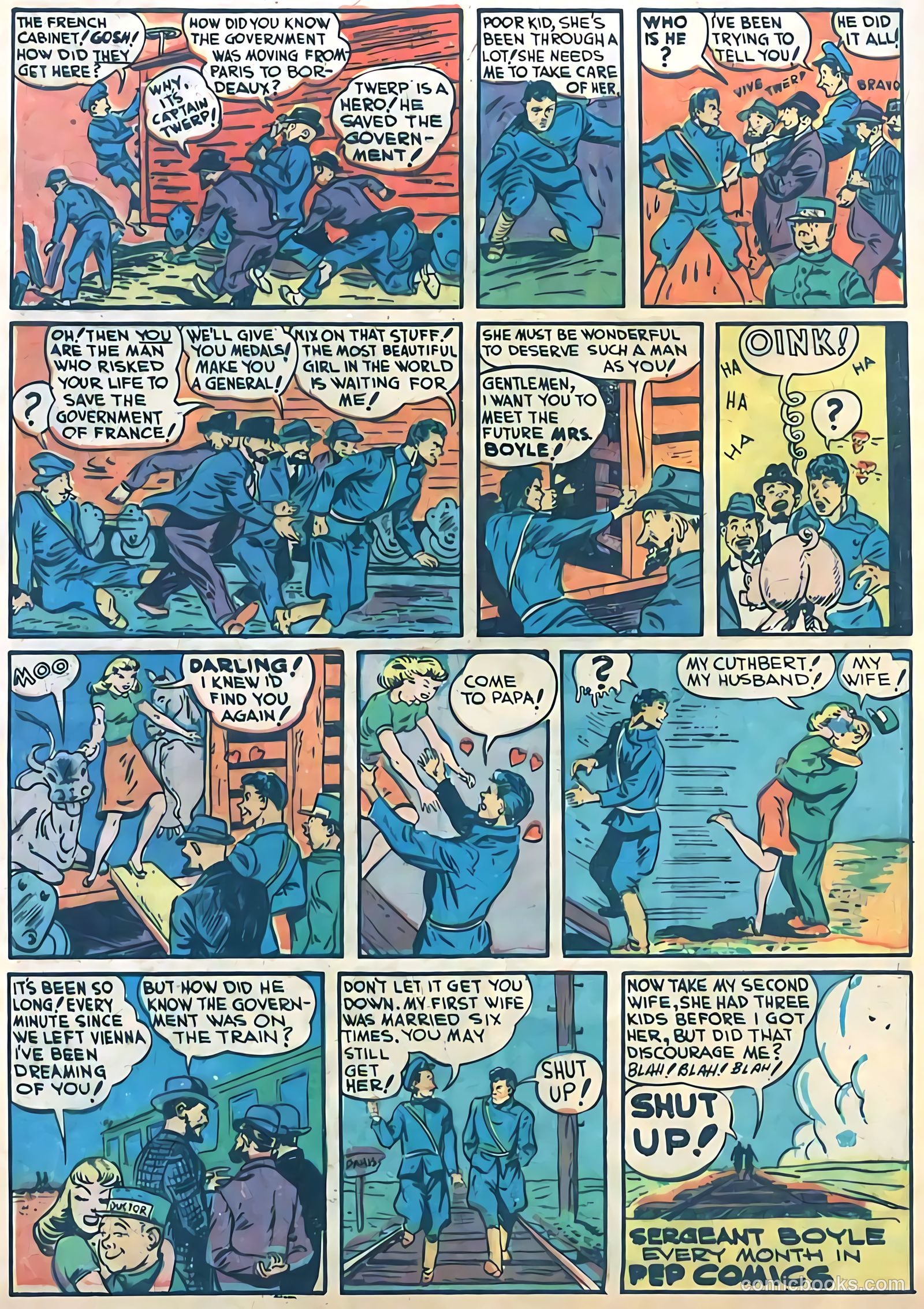 Pep Comics #9 (1940) — page 40 of 68
