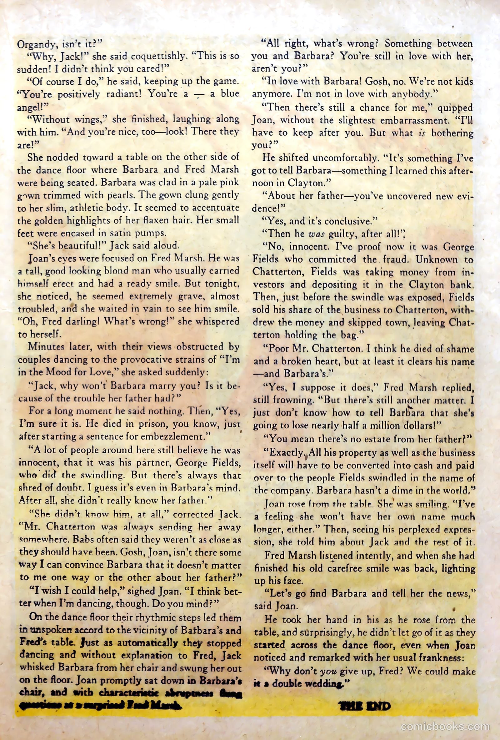 Perfect Love #6 (1952) — page 19 of 36