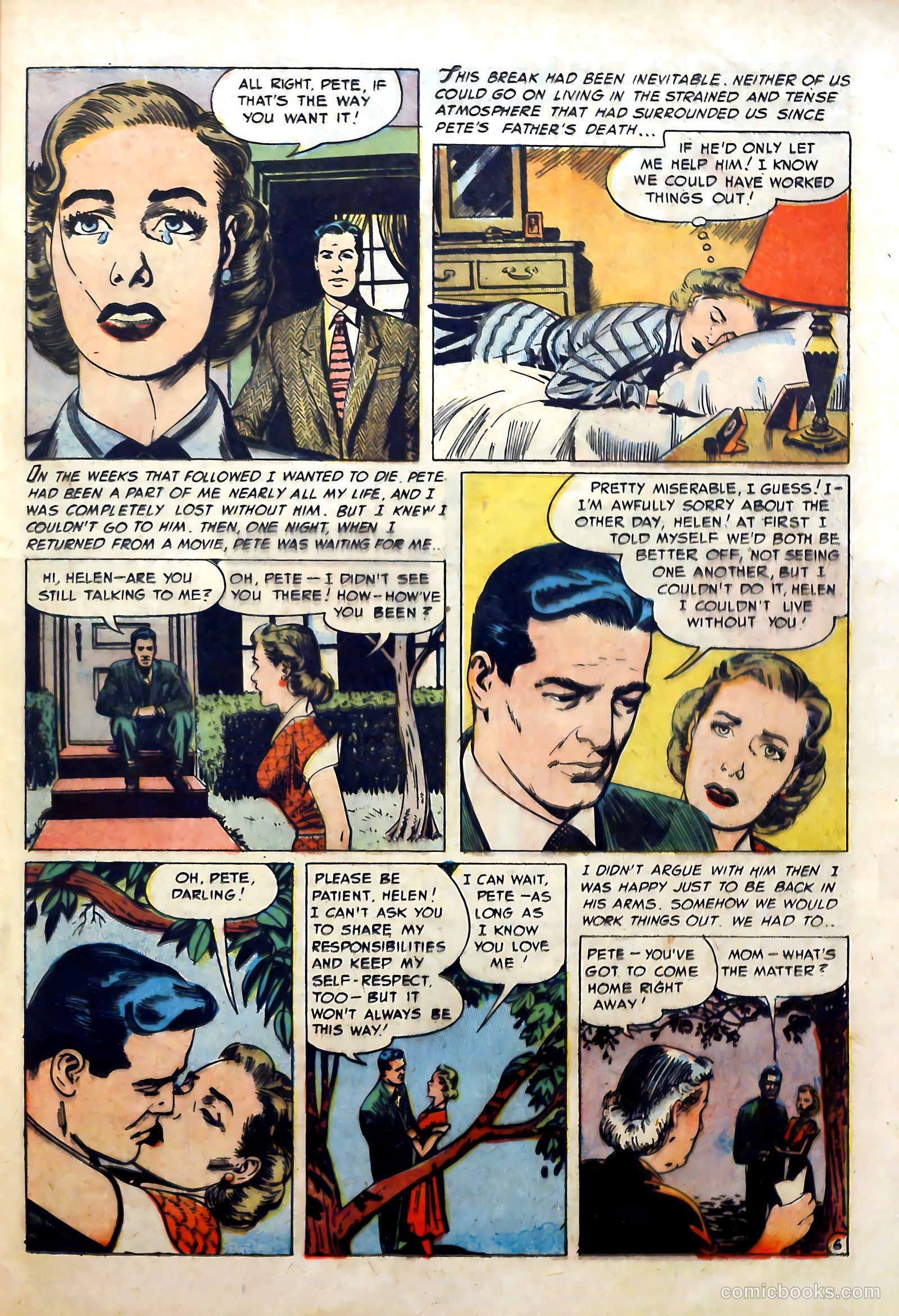 Perfect Love #6 (1952) — page 25 of 36