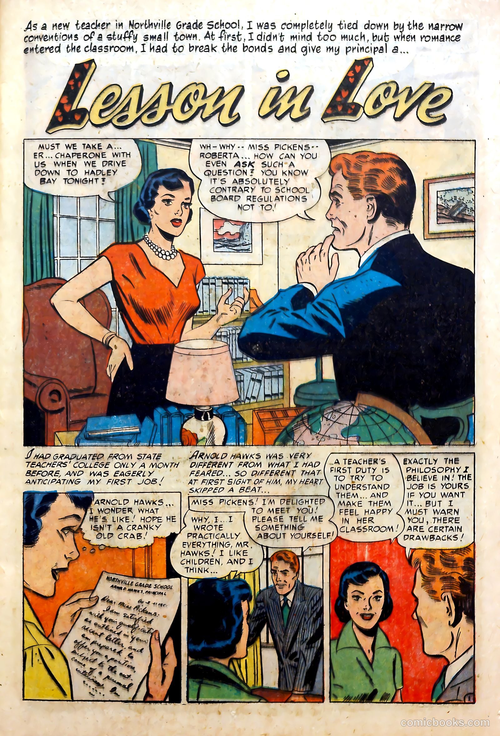 Perfect Love #8 (1952) — page 19 of 52