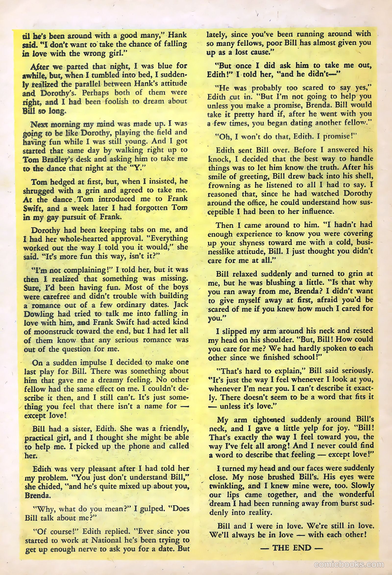Perfect Love #9 (1953) — page 28 of 36