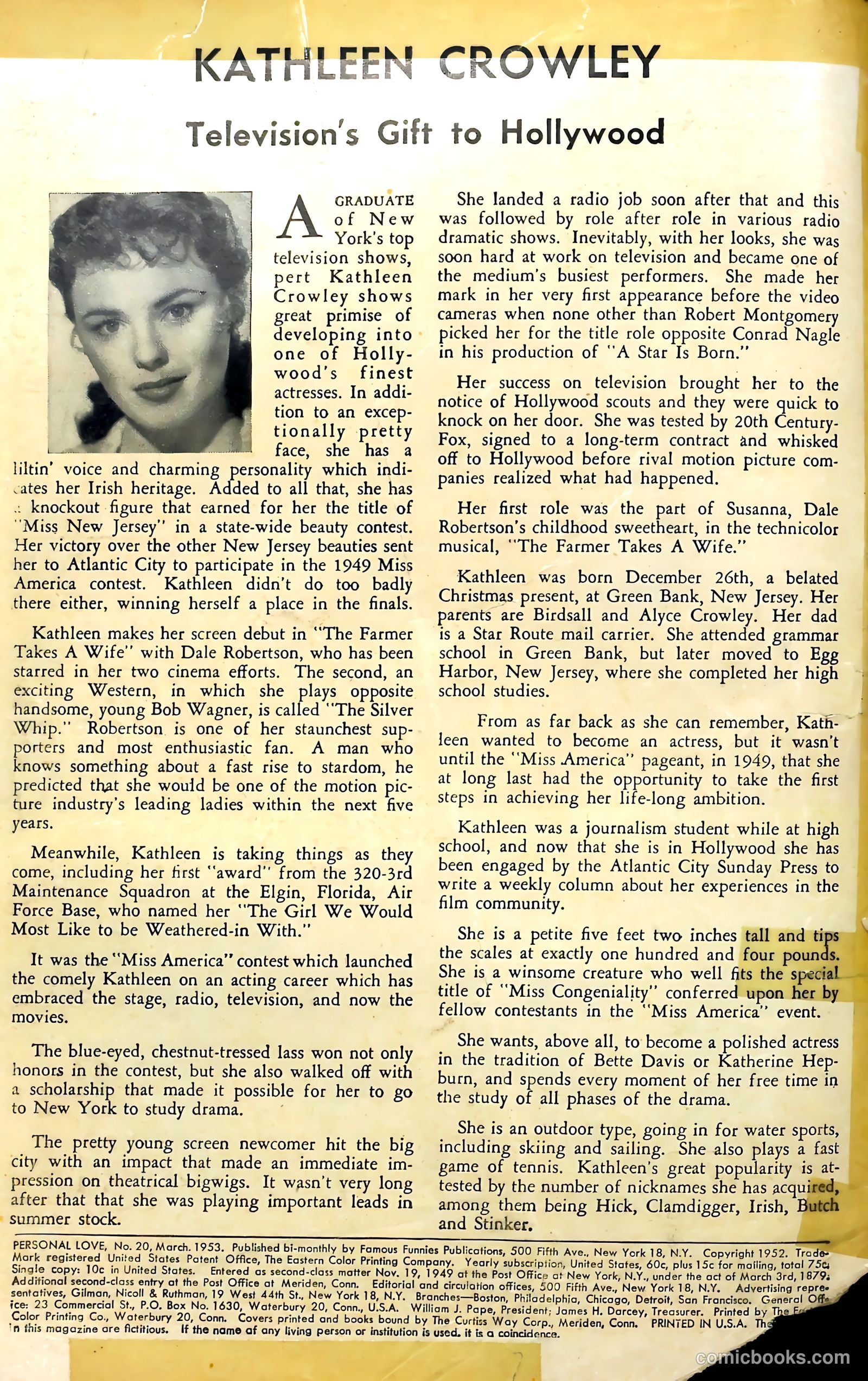 Personal Love #20 (1953) — page 2 of 36