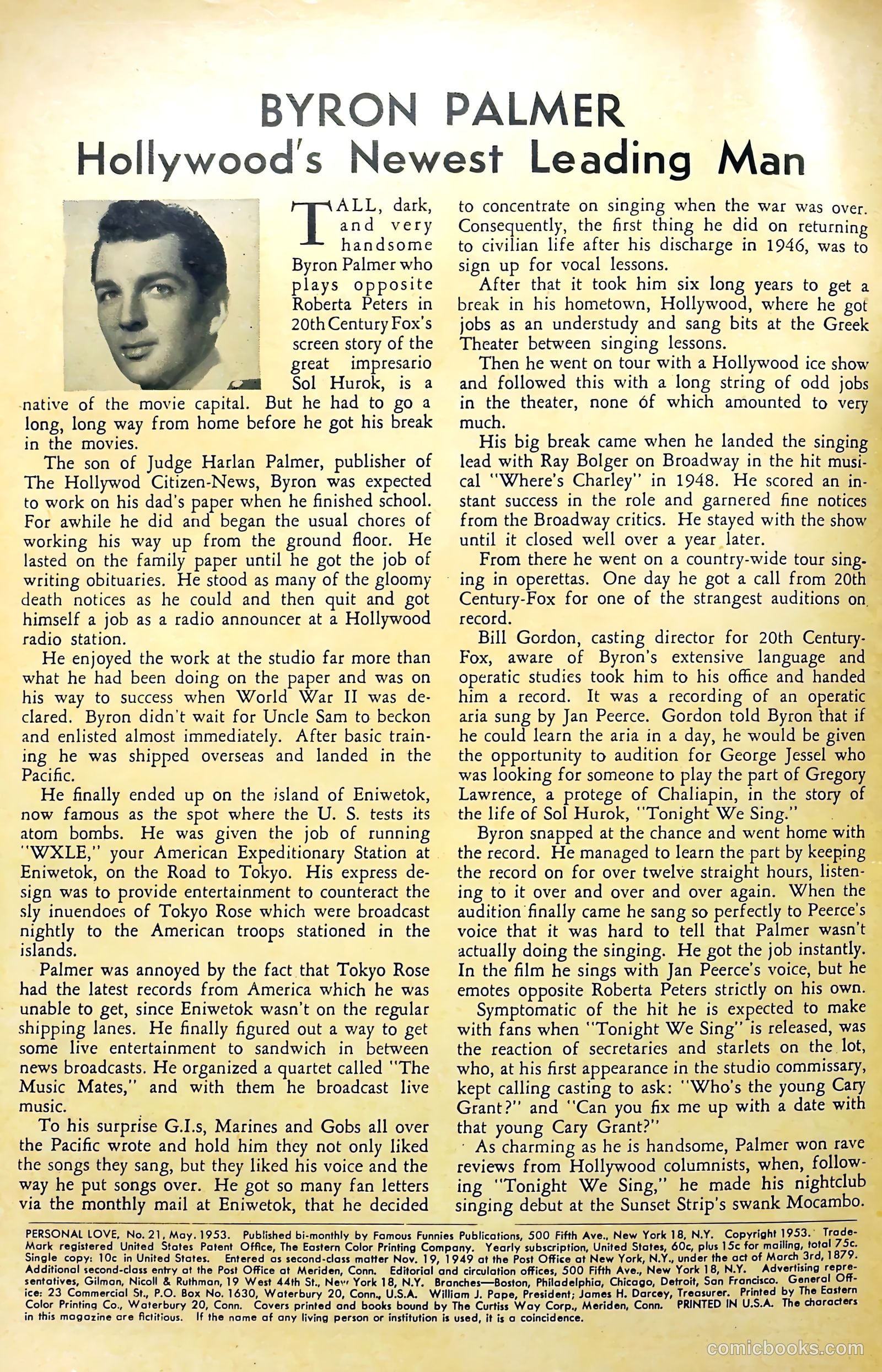 Personal Love #21 (1953) — page 2 of 36