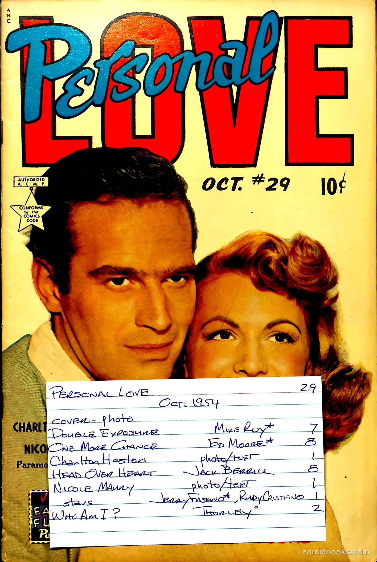 Personal Love #29 (1954) — page 37 of 37