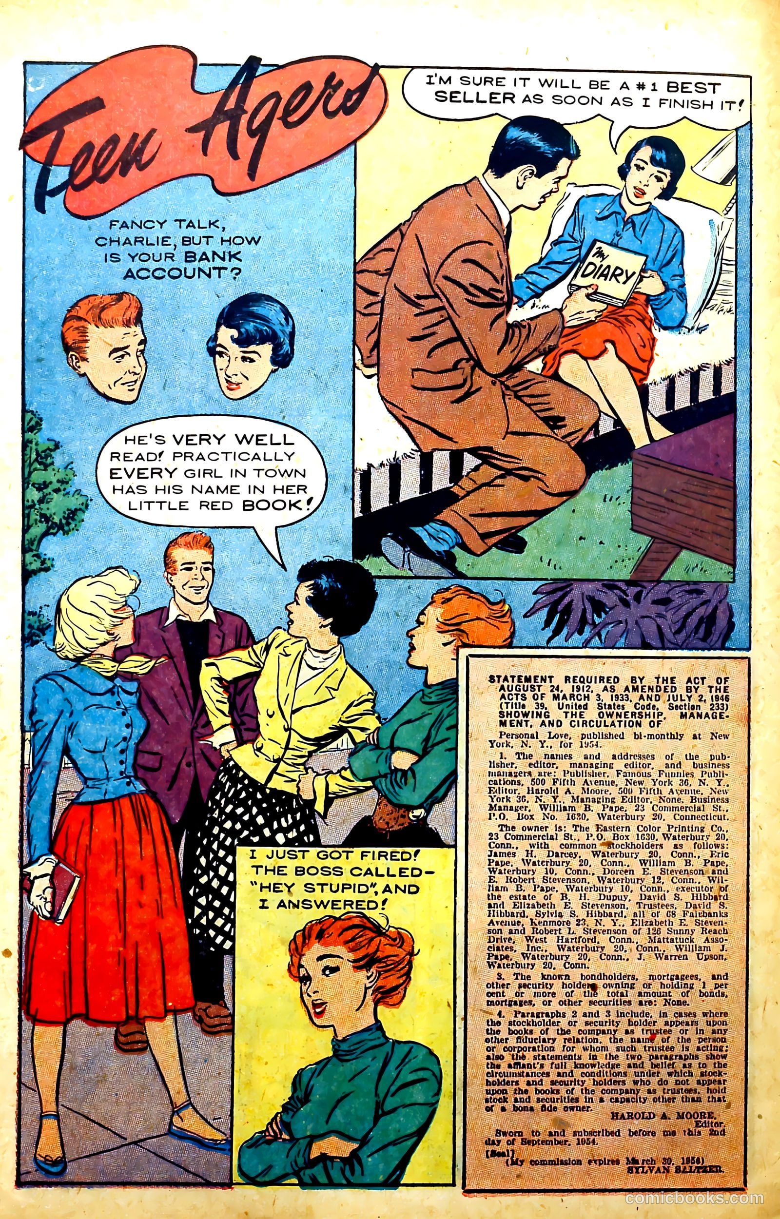 Personal Love #31 (1955) — page 30 of 37