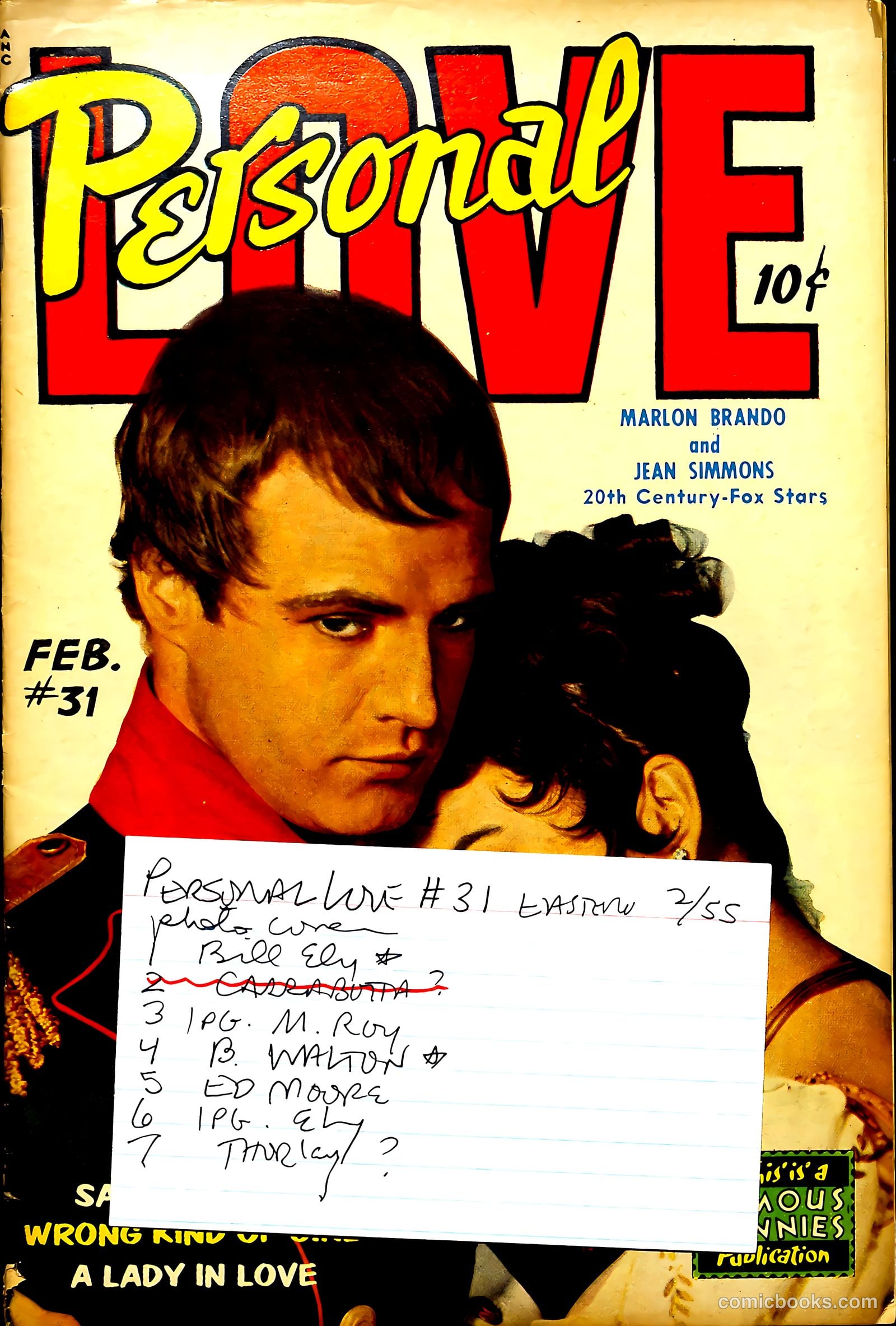 Personal Love #31 (1955) — page 37 of 37