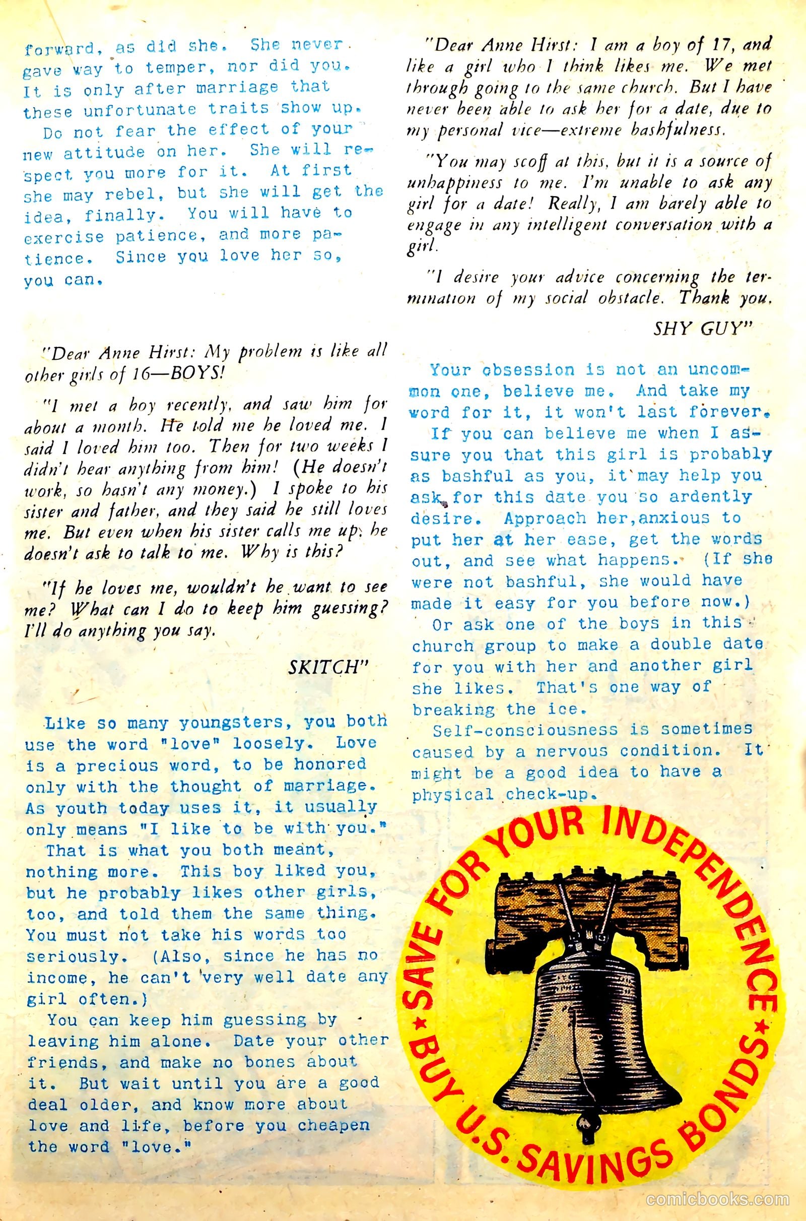 Personal Love #4 (1950) — page 23 of 52