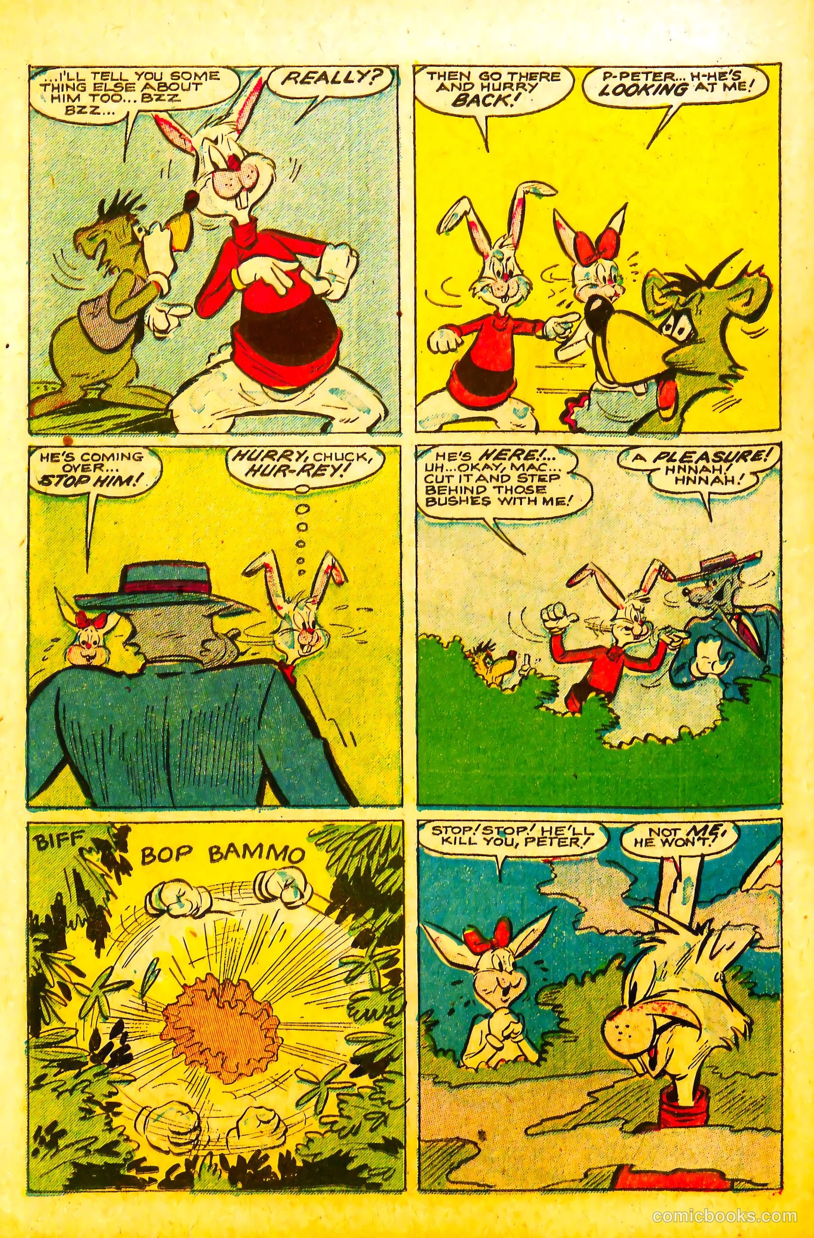 Peter Cottontail #1 (1954) — page 22 of 36
