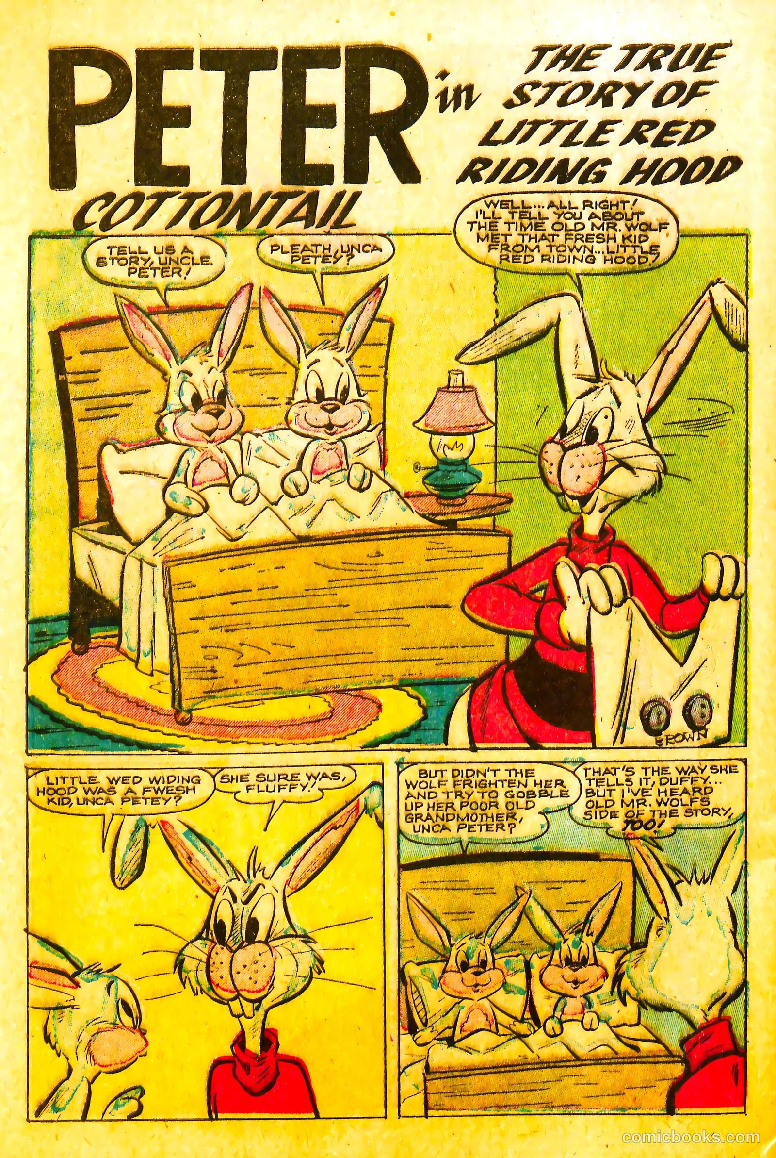 Peter Cottontail #1 (1954) — page 28 of 36