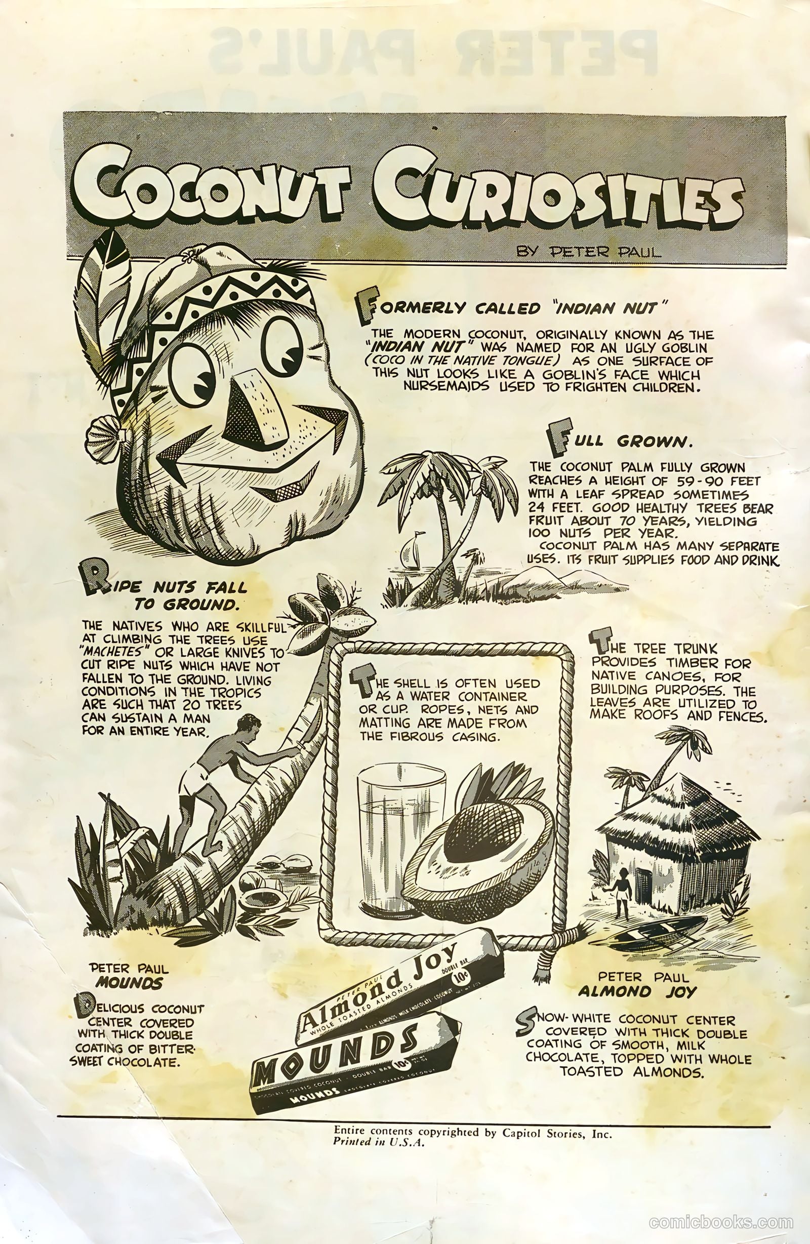 Peter Paul's 4 in 1 Jumbo Comic Book #1 (1953) — page 2 of 66