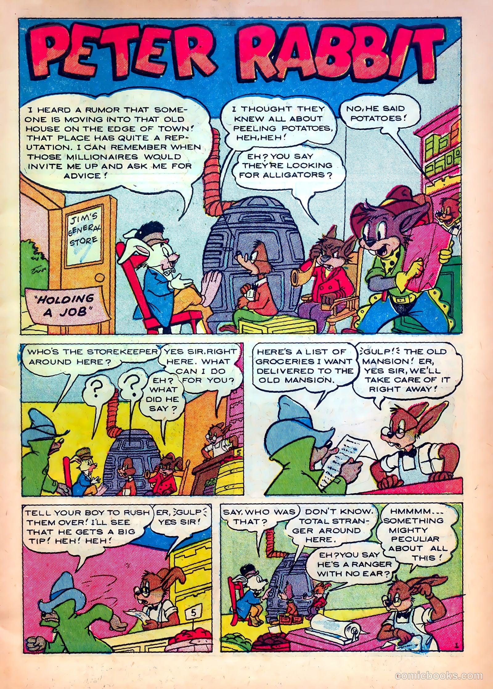 Peter Rabbit #10 (1951) — page 3 of 36