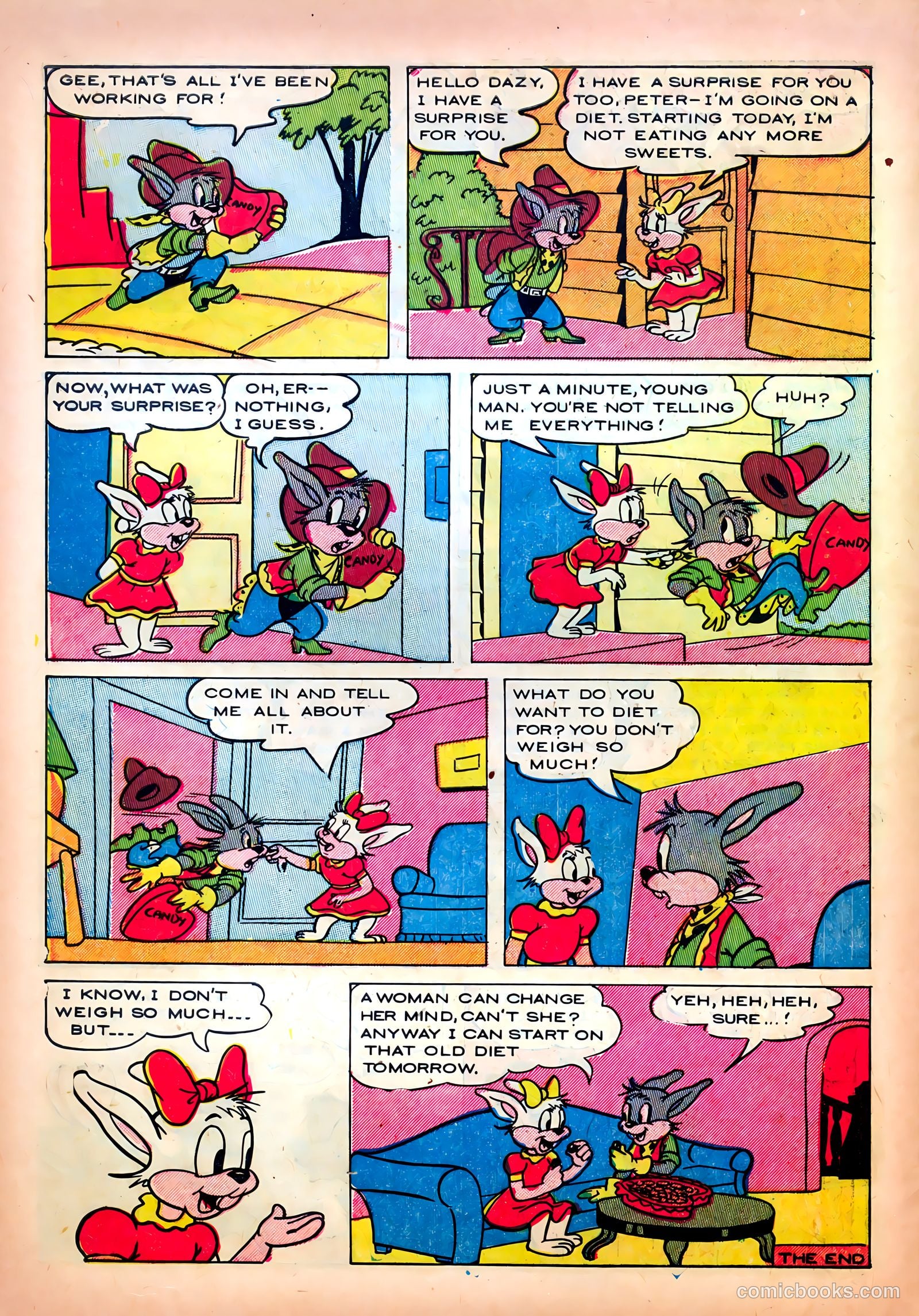 Peter Rabbit #10 (1951) — page 10 of 36