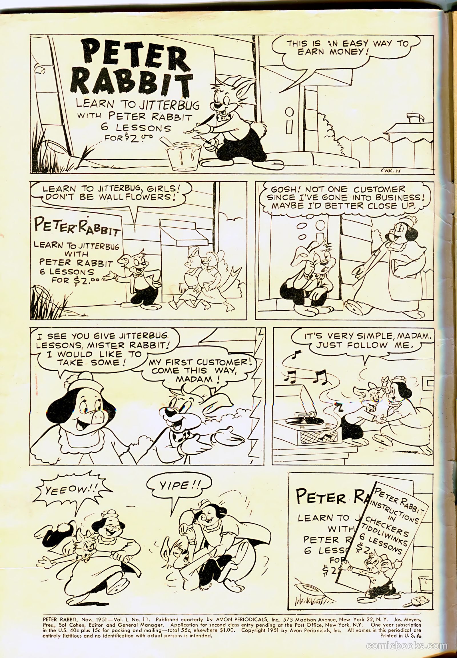 Peter Rabbit #11 (1951) — page 2 of 36